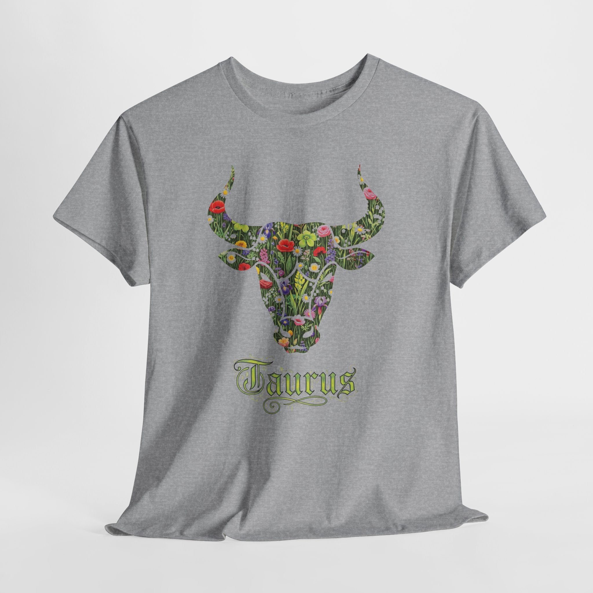 Taurus Floral Zodiac Shirt, Taurus Gift, Astrology Apparel, Horoscope Tee, Birthday Gift