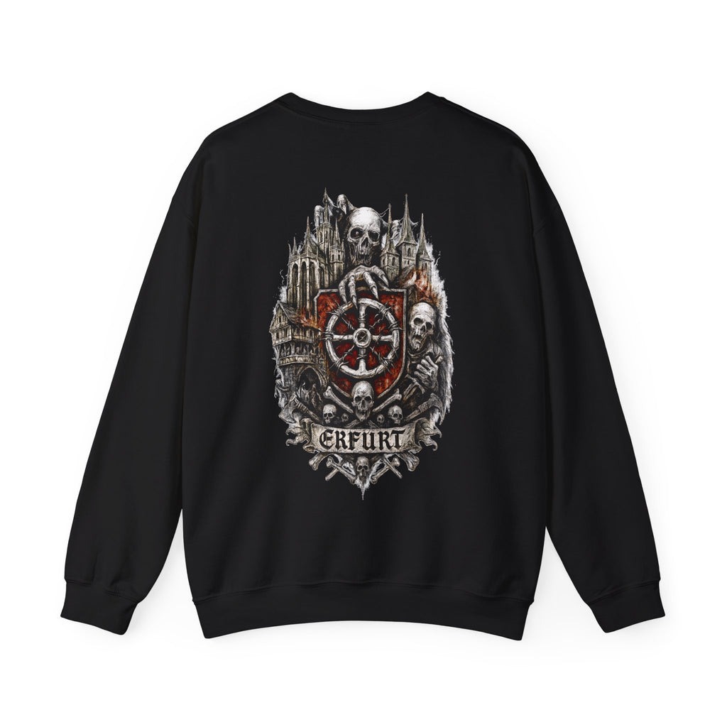 Erfurt: Front-/Backprint, Unisex Sweatshirt **Grimwater-Edition**