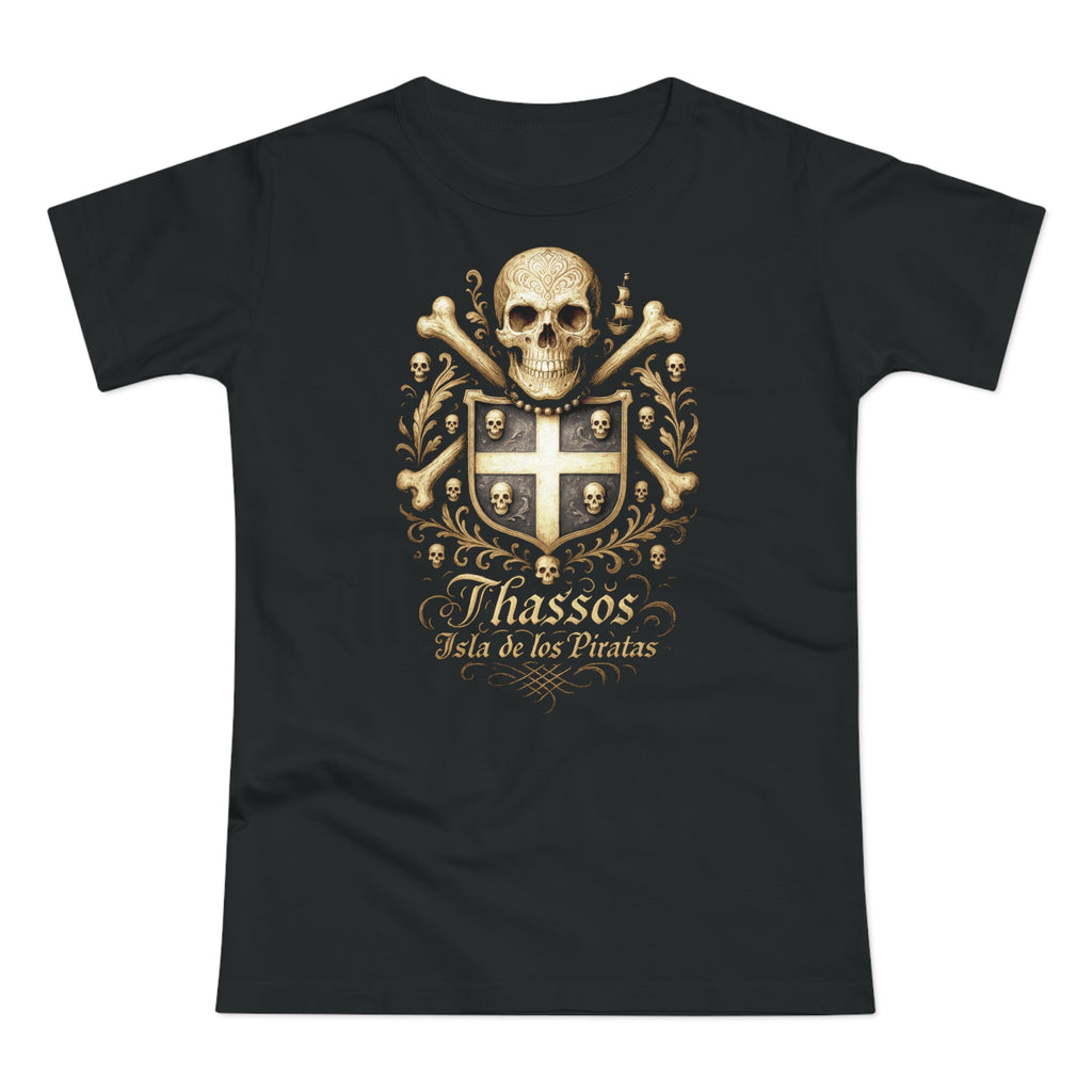 Thassos: Frontprint, Women's T-Shirt of Thasos **Grimwater-Edition**