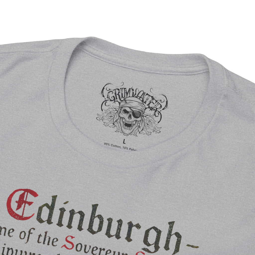 Edinburgh: Frontprint, Unisex T-Shirt **Grimwater-Edition**