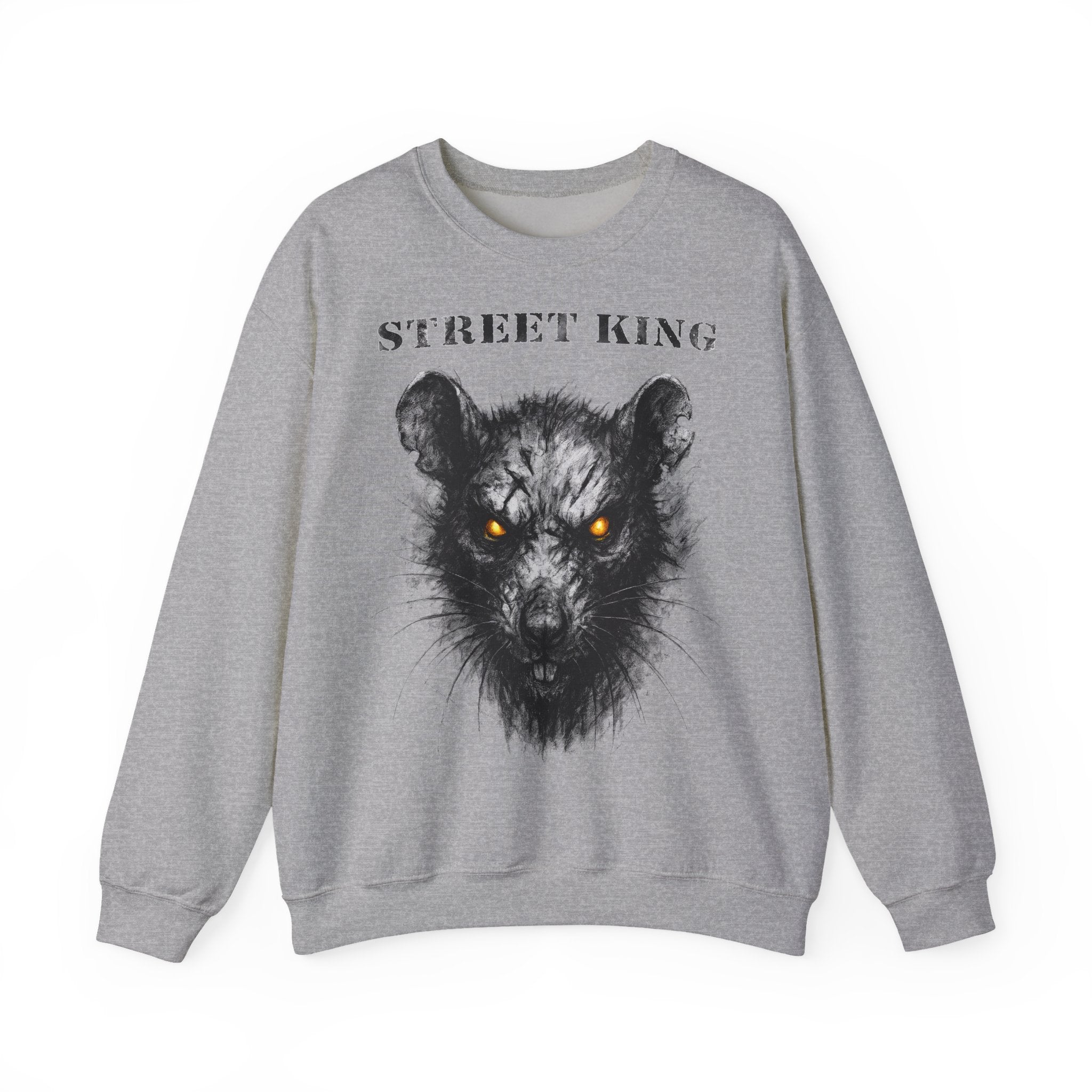 Rat - Street King: Animals-Collection, Frontprint, Unisex Sweatshirt