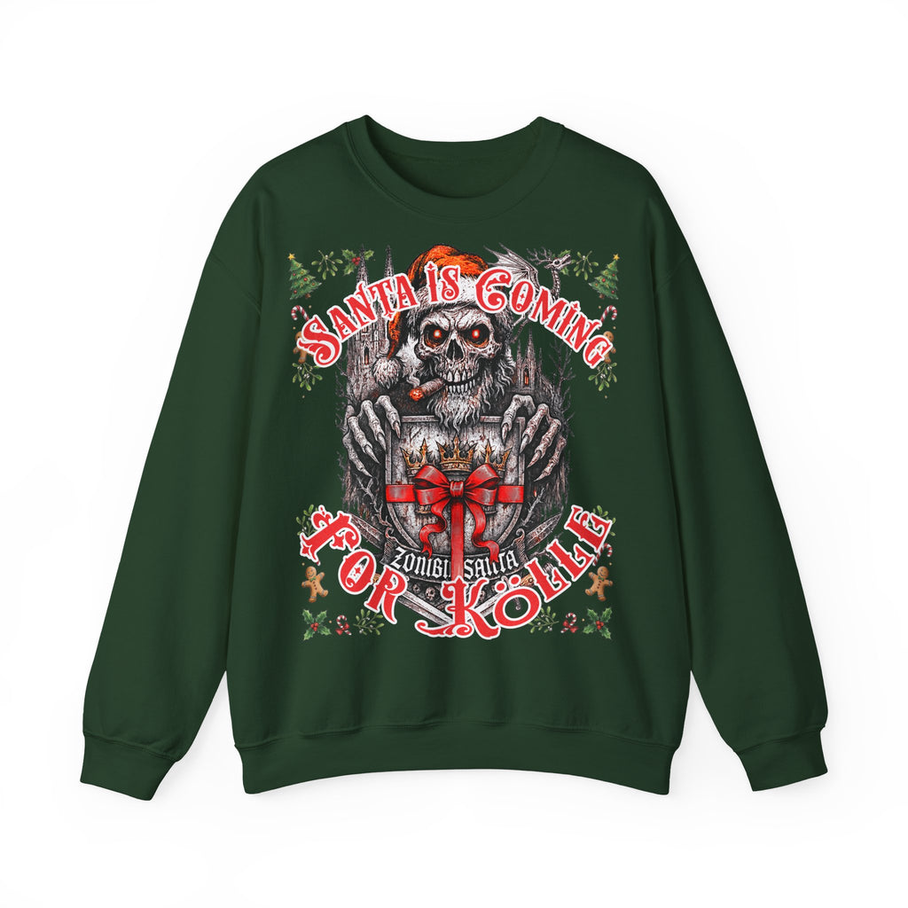 Santa Claus coming 4 Kölle: Frontprint, Unisex Sweatshirt