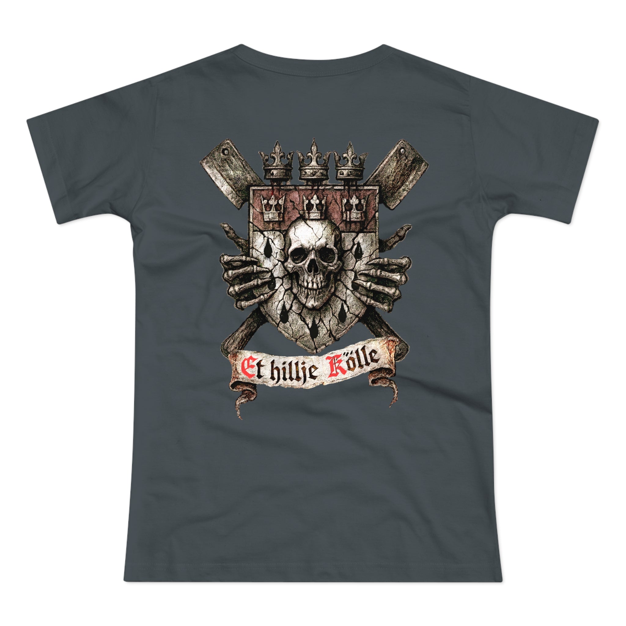 Köln - Hätz un Bloot: Front-/Backprint, Women's T-shirt **Grimwater-Design**