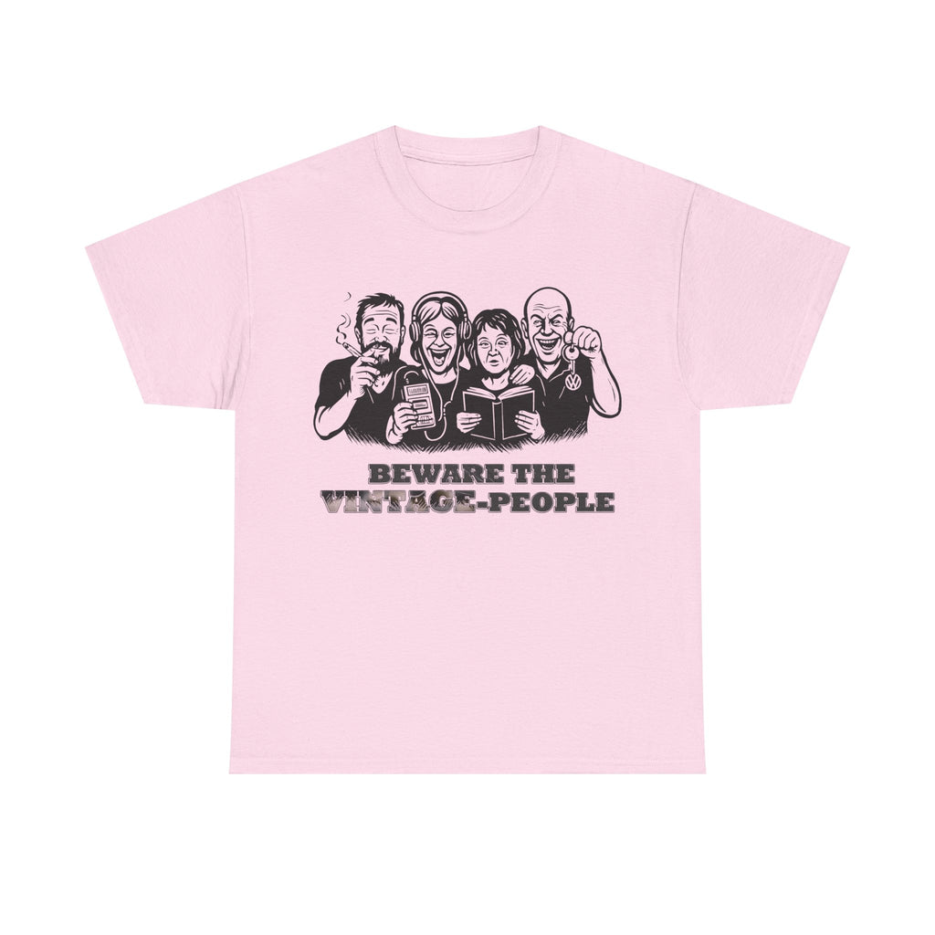 Vintage People: Frontprint, Unisex T-Shirt