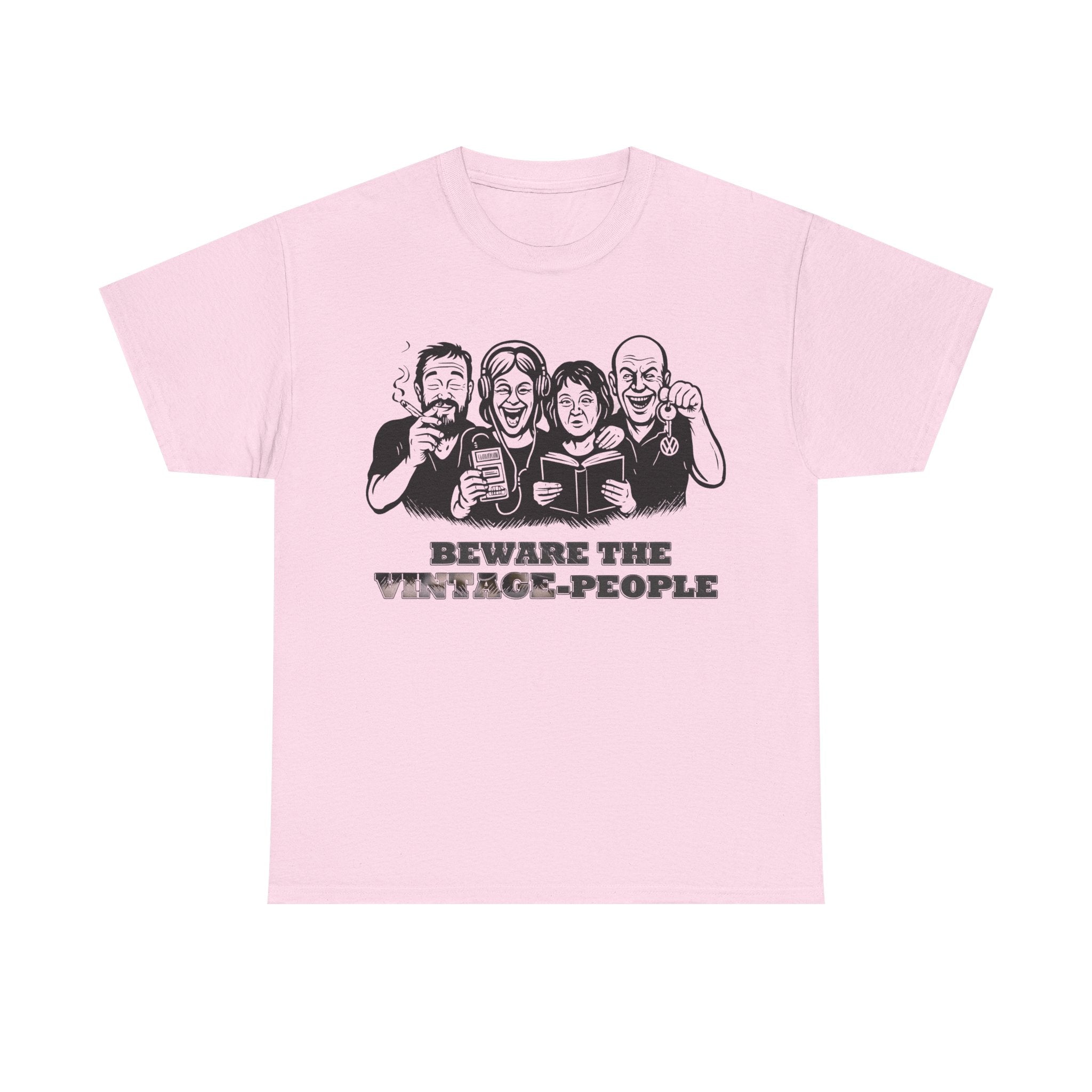 Vintage People: Frontprint, Unisex T-Shirt