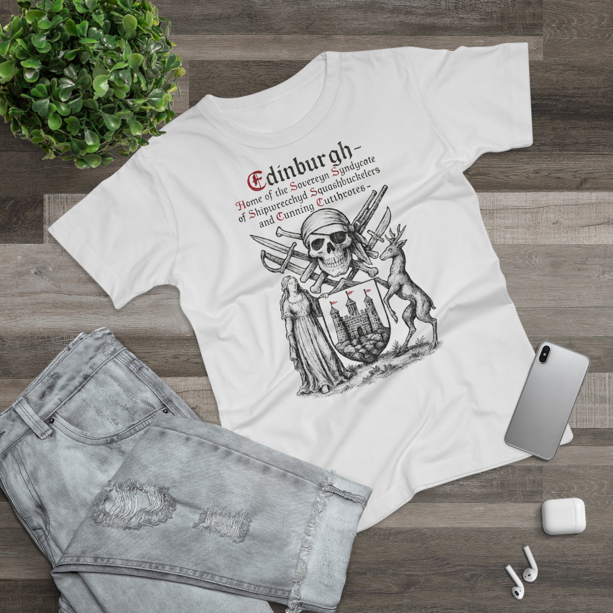 Edinburgh: Frontprint, Women's T-Shirt **Grimwater-Edition**