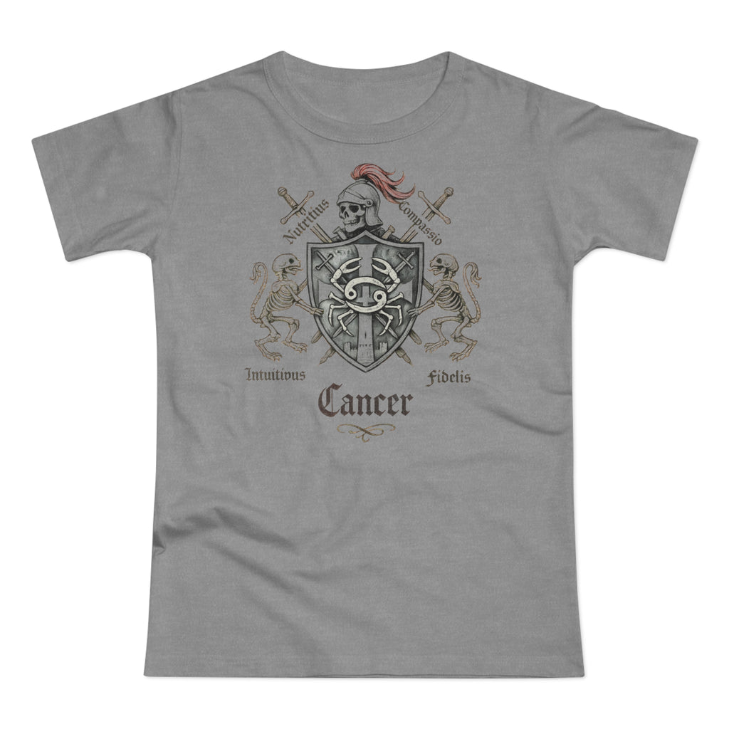 Krebs: Frontprint, Womens' T-Shirt **Grimwater Edition** Sternzeichen Astrologie (Cancer)