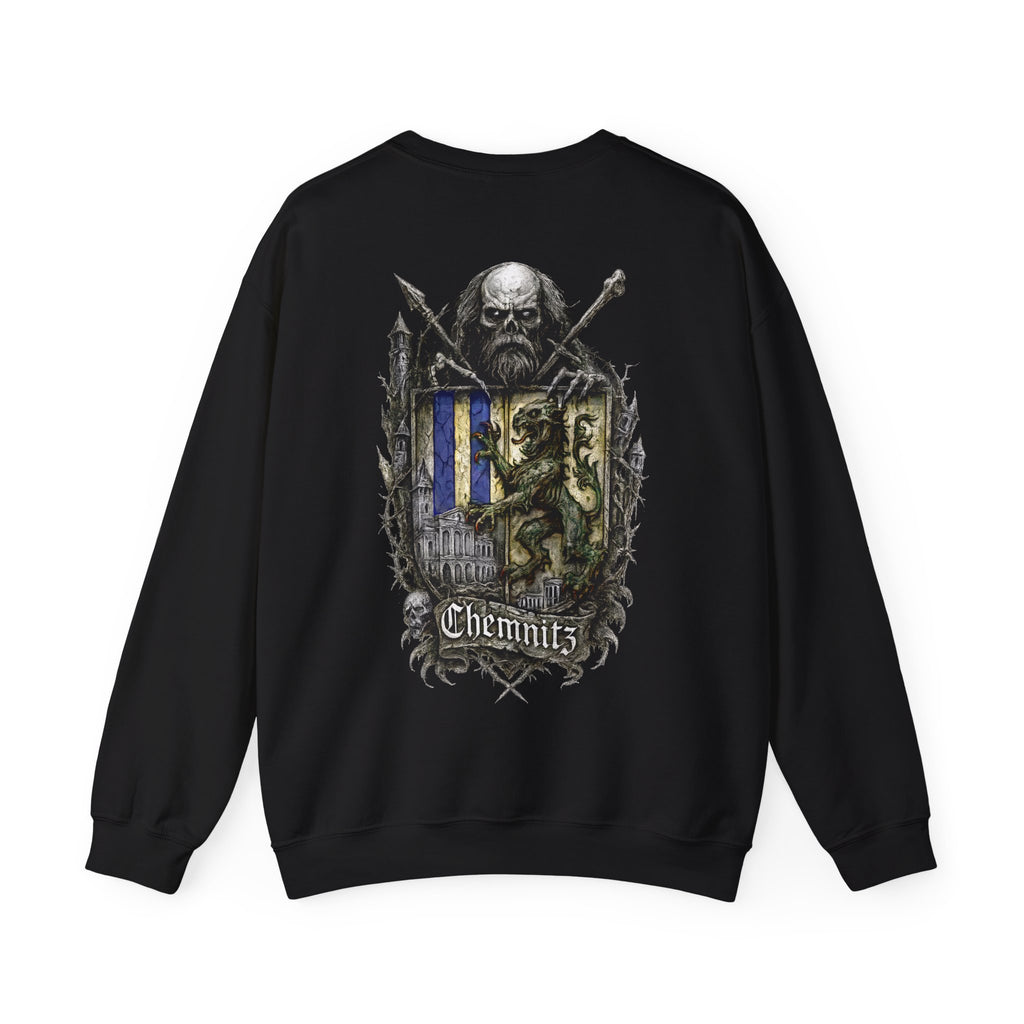 Chemnitz: Front-/Backprint, Unisex Sweatshirt **Grimwater-Edition**