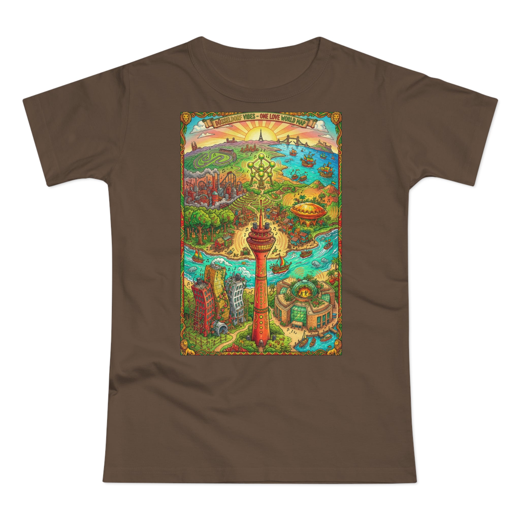 Düsseldorf Reggae Edition: Frontprint, Womens' T-Shirt