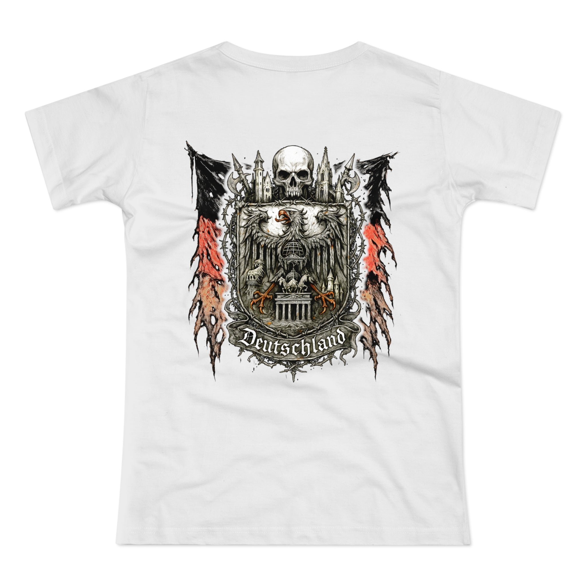 Deutschland: Front-/Backprint, Womens' T-Shirt **Grimwater-Edition** (Germany)