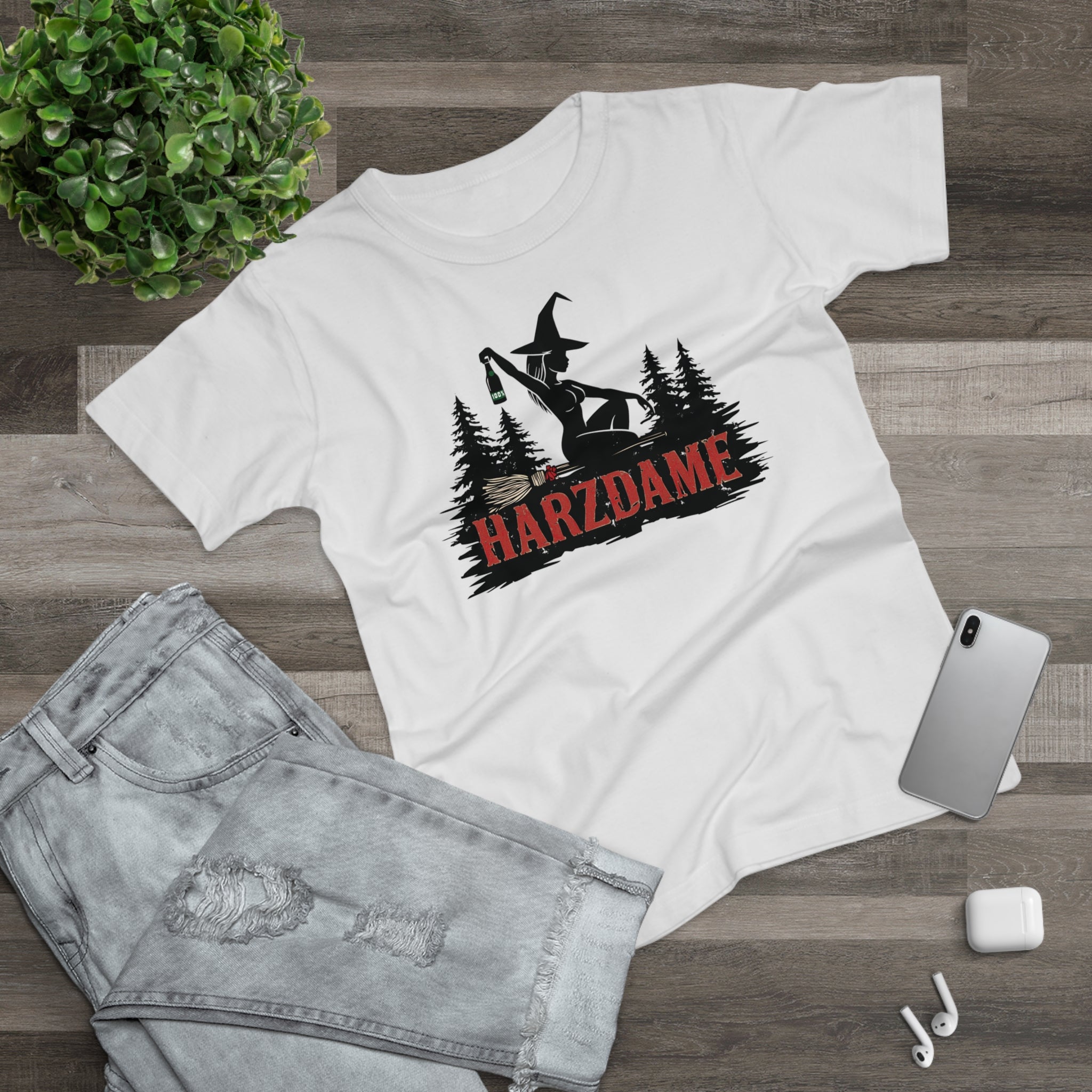 HARZDAME: Frontprint, Womens' T-Shirt