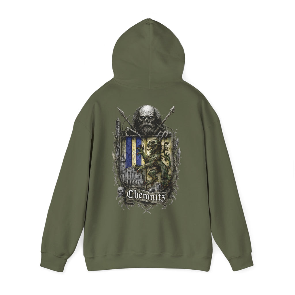 Chemnitz: Front-/Backprint, Unisex Hoodie **Grimwater-Edition**