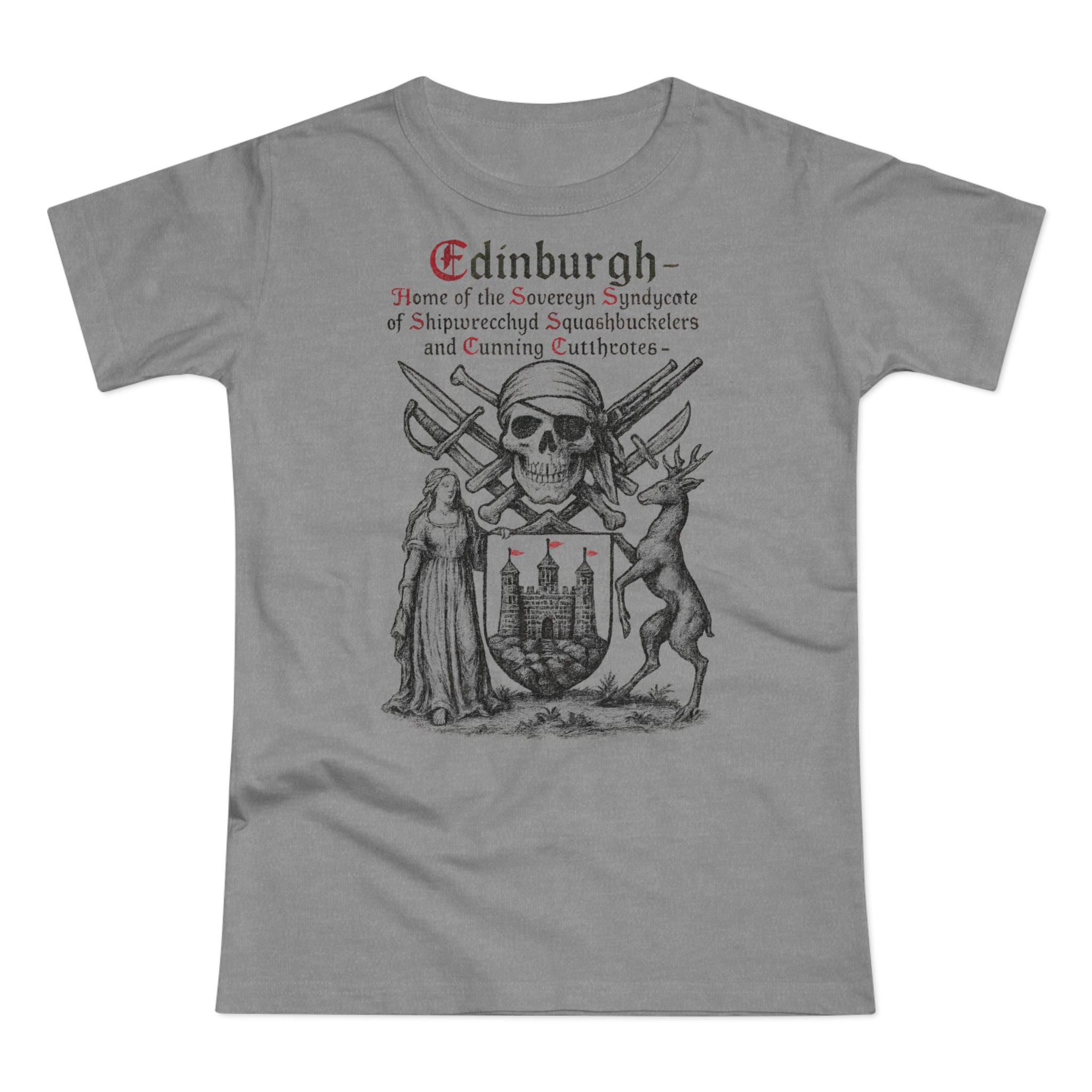 Edinburgh: Frontprint, Women's T-Shirt **Grimwater-Edition**
