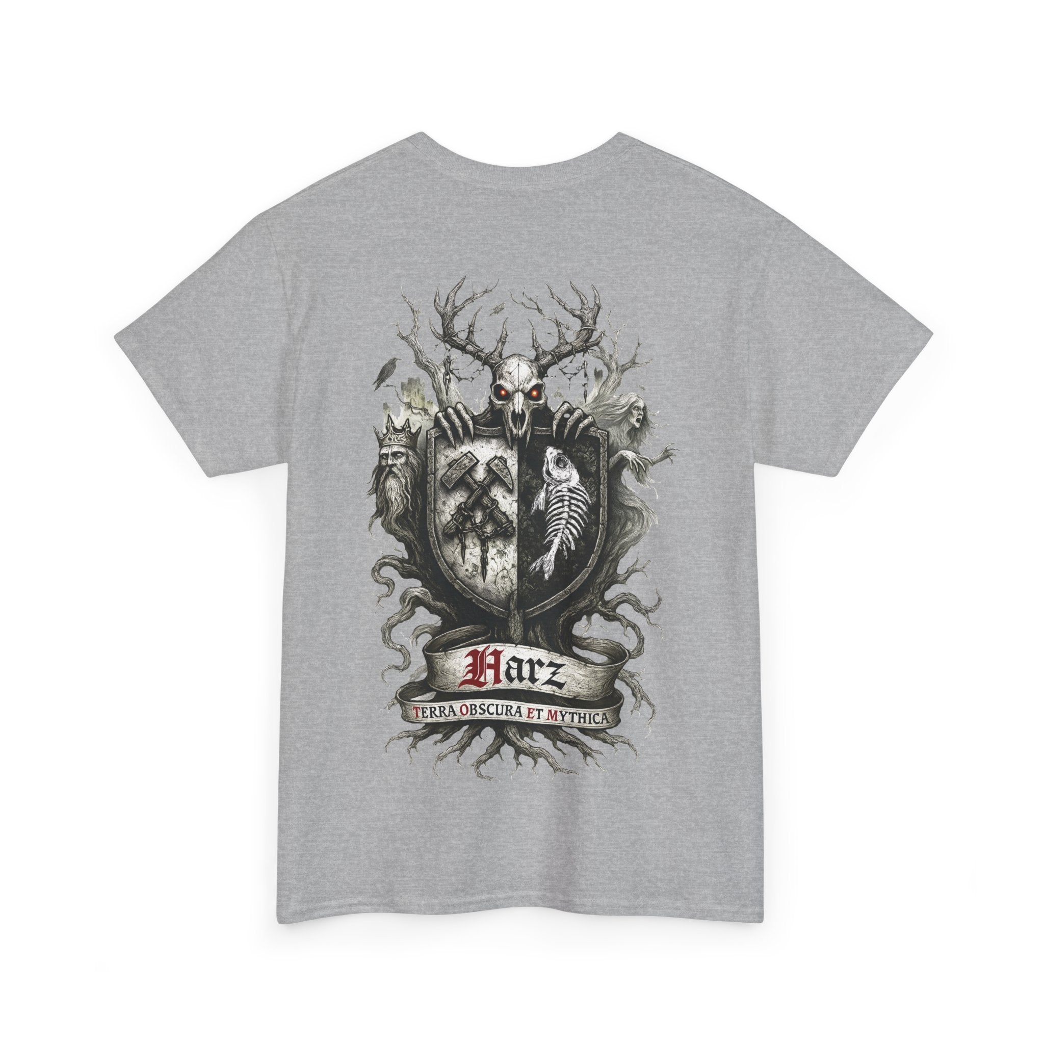 Harz: Front-/Backprint, Unisex T-Shirt **Grimwater-Edition** Gesamtharz