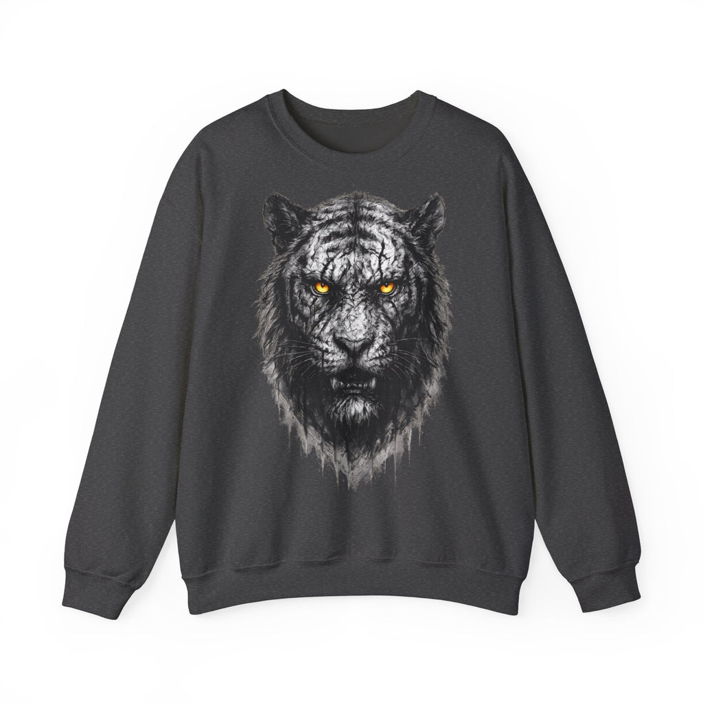 Tiger: Animals-Collection, Frontprint, Unisex Sweatshirt, Bold Tiger