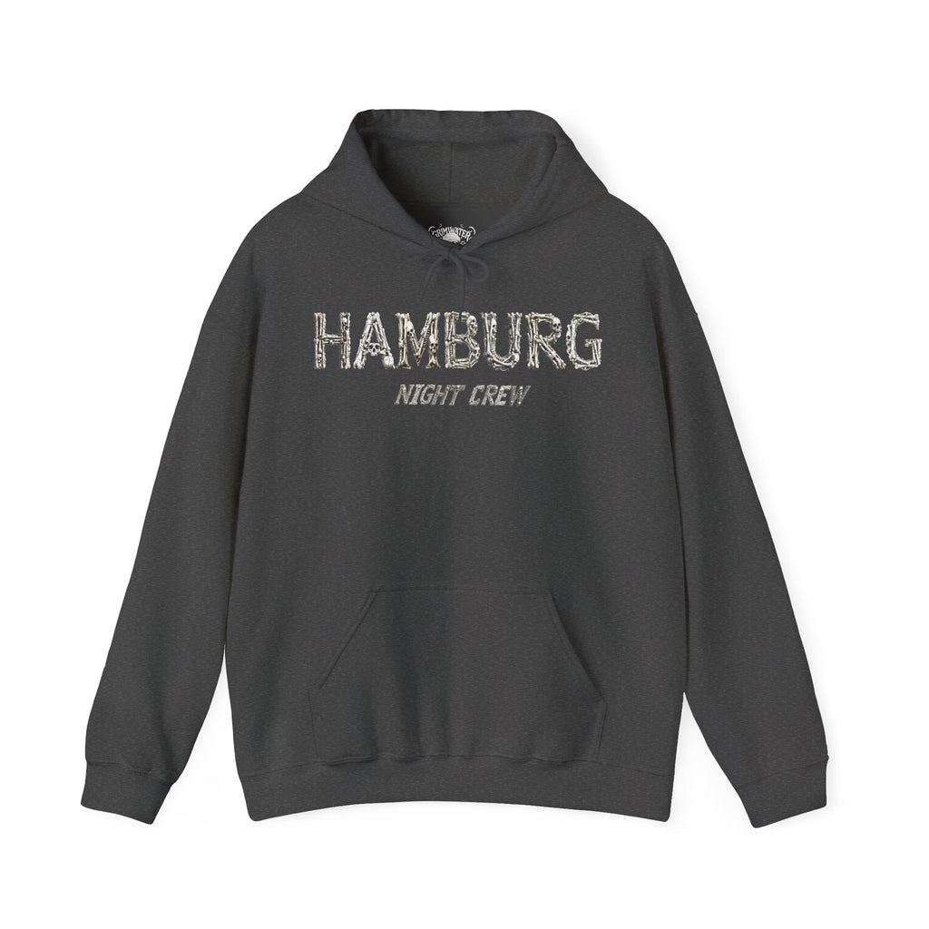 Hamburg "Night Crew" - Front-/Backprint Unisex Hoodie: **Grimwater-Edition**