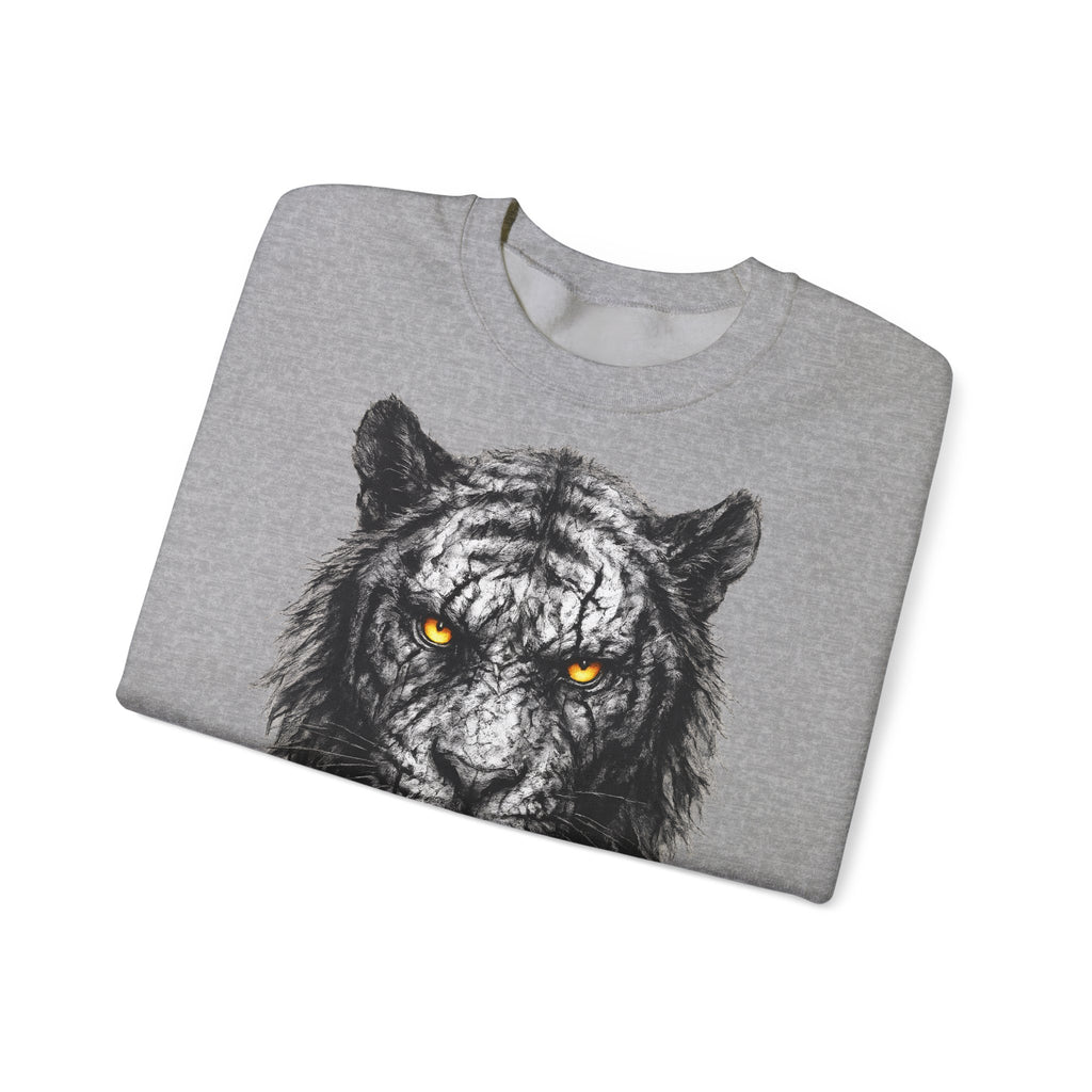 Tiger: Animals-Collection, Frontprint, Unisex Sweatshirt, Bold Tiger