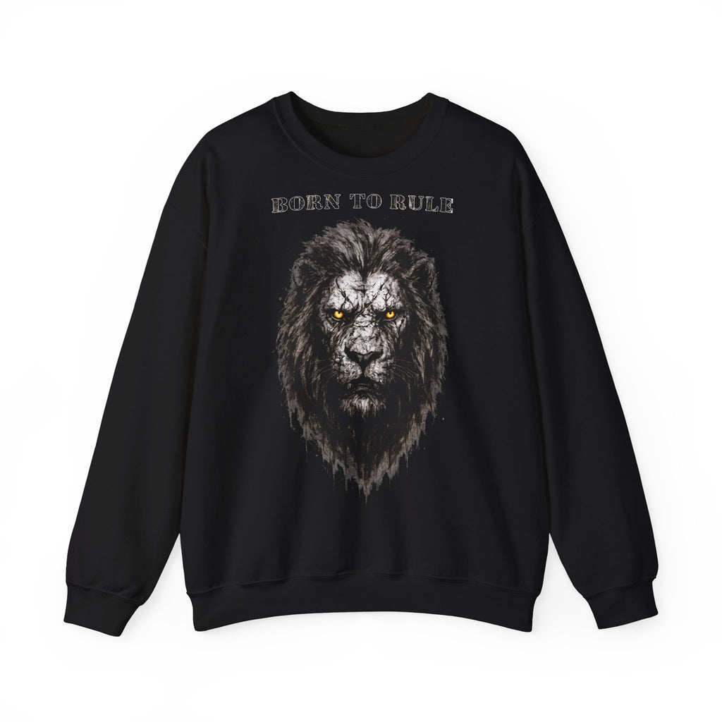 Löwe - Born to Rule: Animals-Collection, Frontprint, Unisex Sweatshirt
