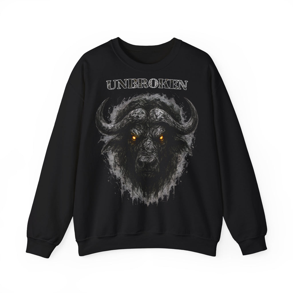 Büffel - Unbroken: Animals-Collection, Frontprint, Unisex Sweatshirt