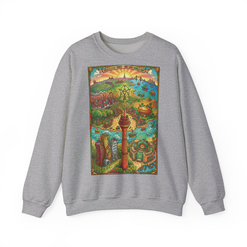 Düsseldorf Reggae Edition: Frontprint, Unisex Sweatshirt