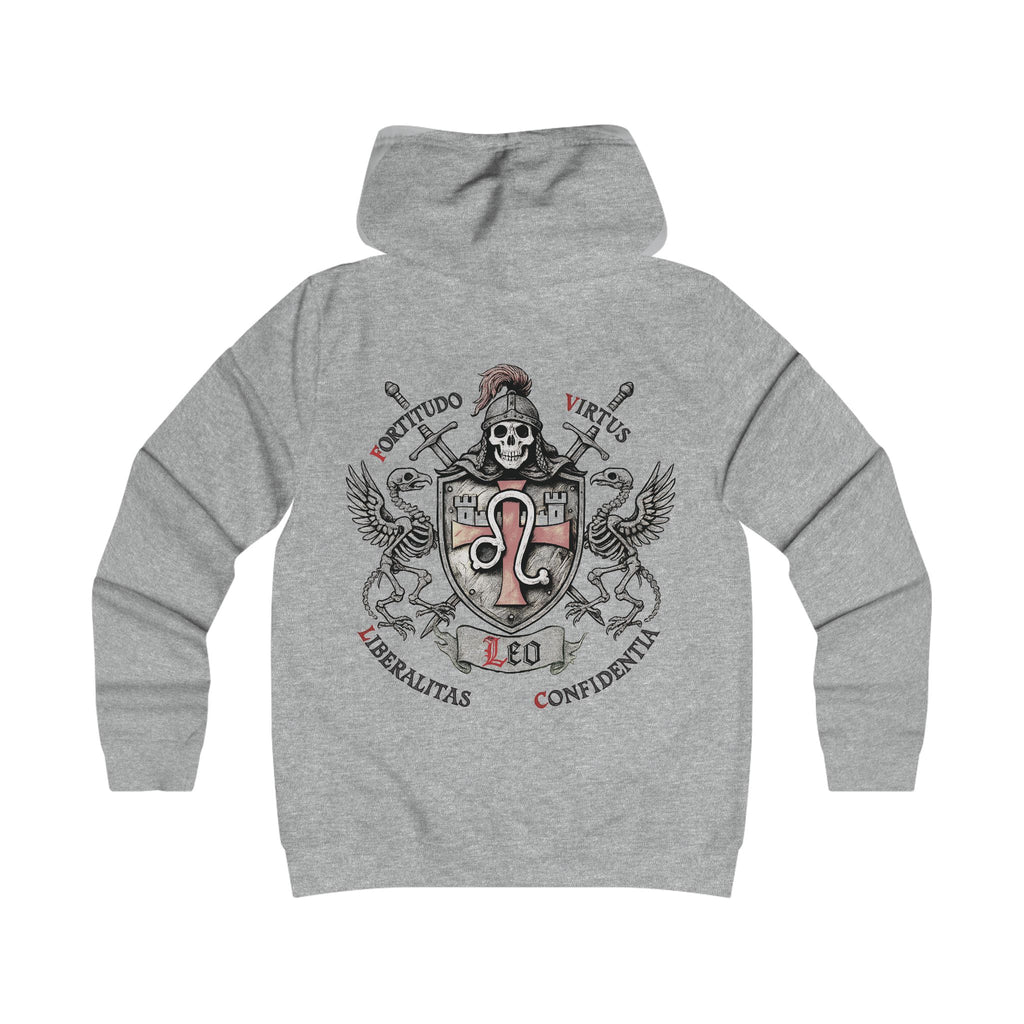 Löwe - Backprint, Womens' Hoodie -  **Grimwater Edition** Sternzeichen Astrologie (Leo)