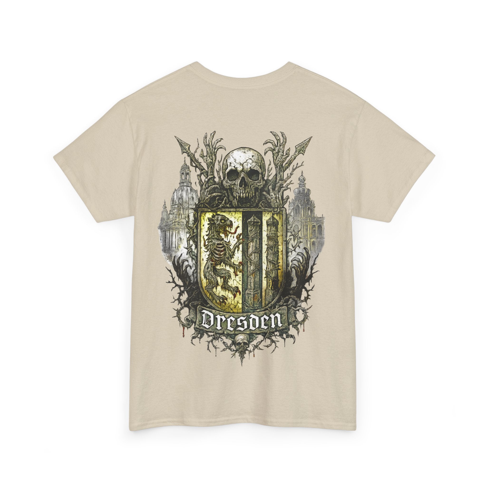 Dresden: Front-/Backprint, Unisex T-Shirt **Grimwater-Edition**