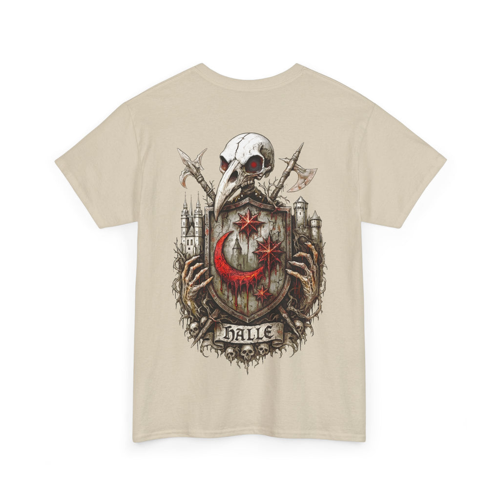 Halle: Front-/Backprint, Unisex T-Shirt **Grimwater-Edition**