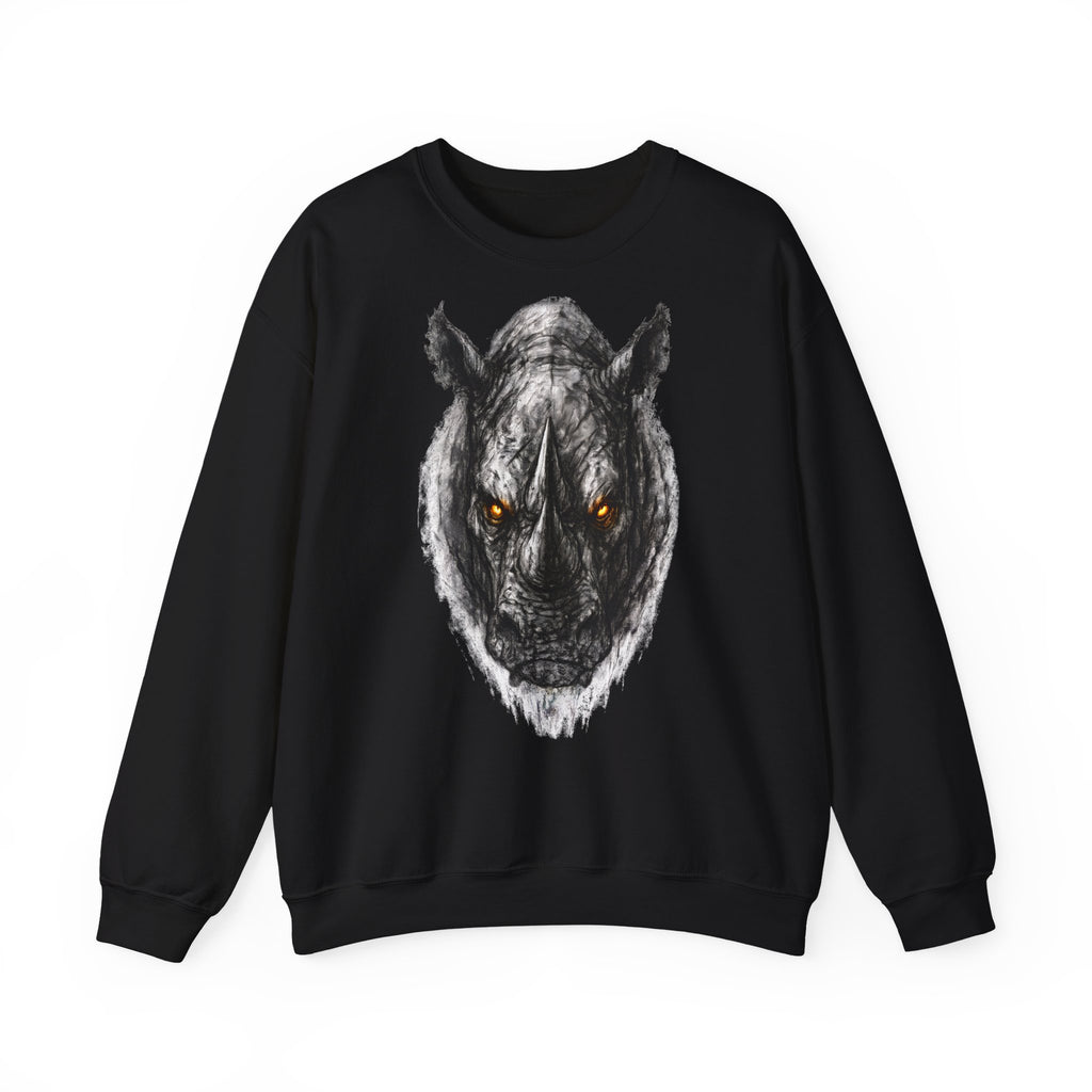 Nashorn: Animals-Collection, Frontprint, Unisex Sweatshirt