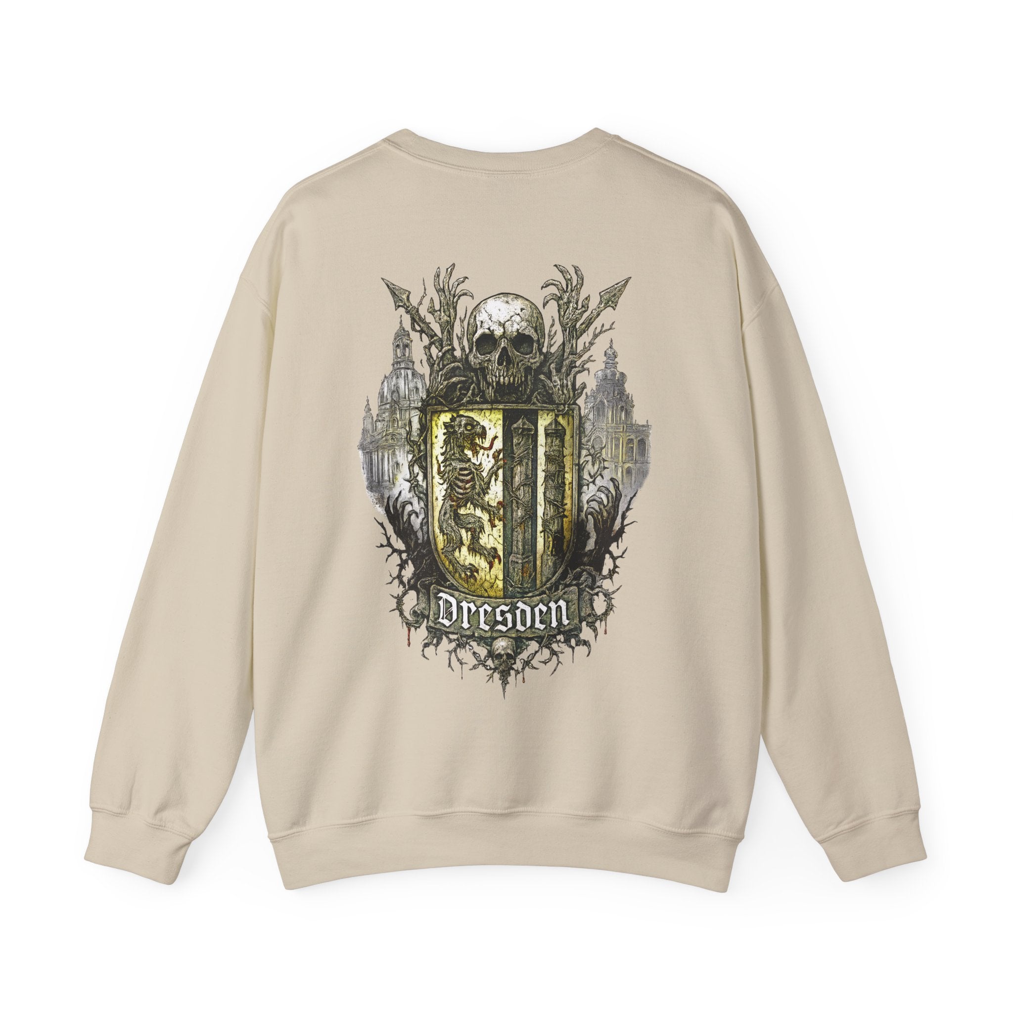 Dresden: Front-/Backprint, Unisex Sweatshirt **Grimwater-Edition**