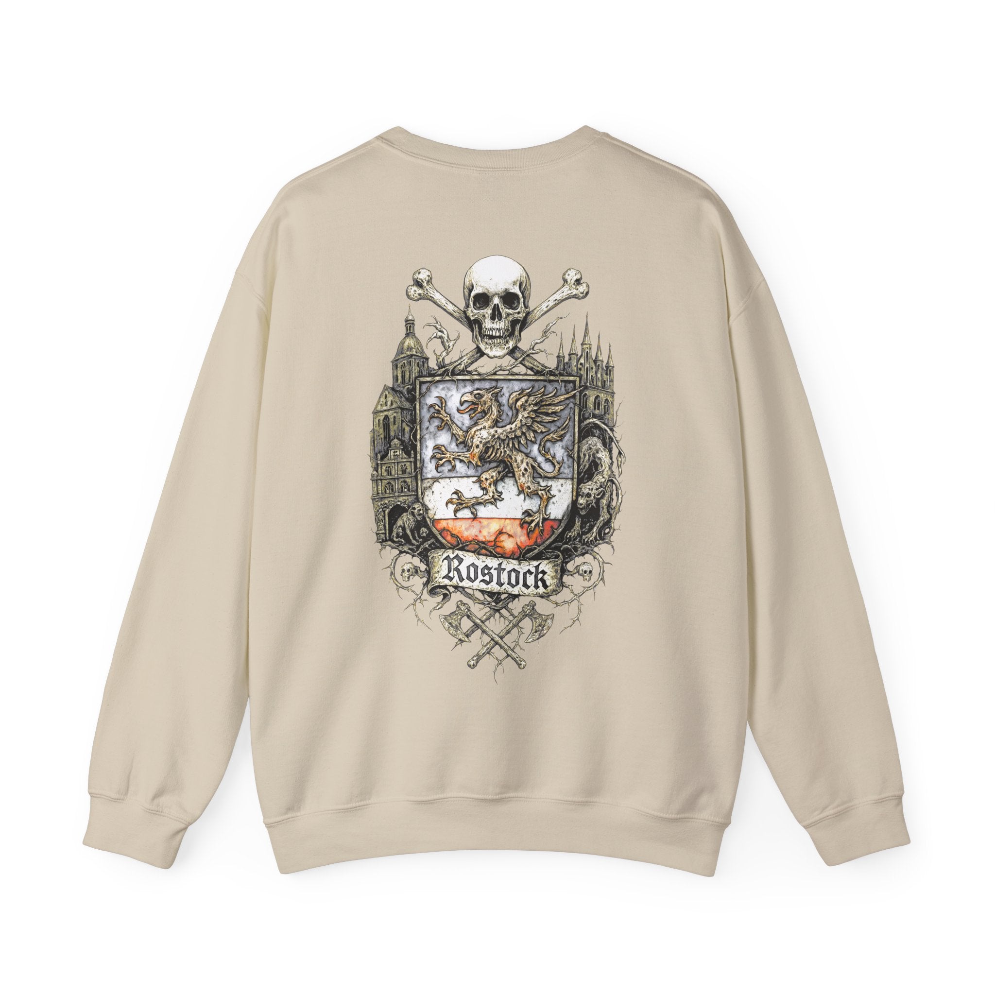 Rostock: Front-/Backprint, Unisex Sweatshirt **Grimwater-Edition**