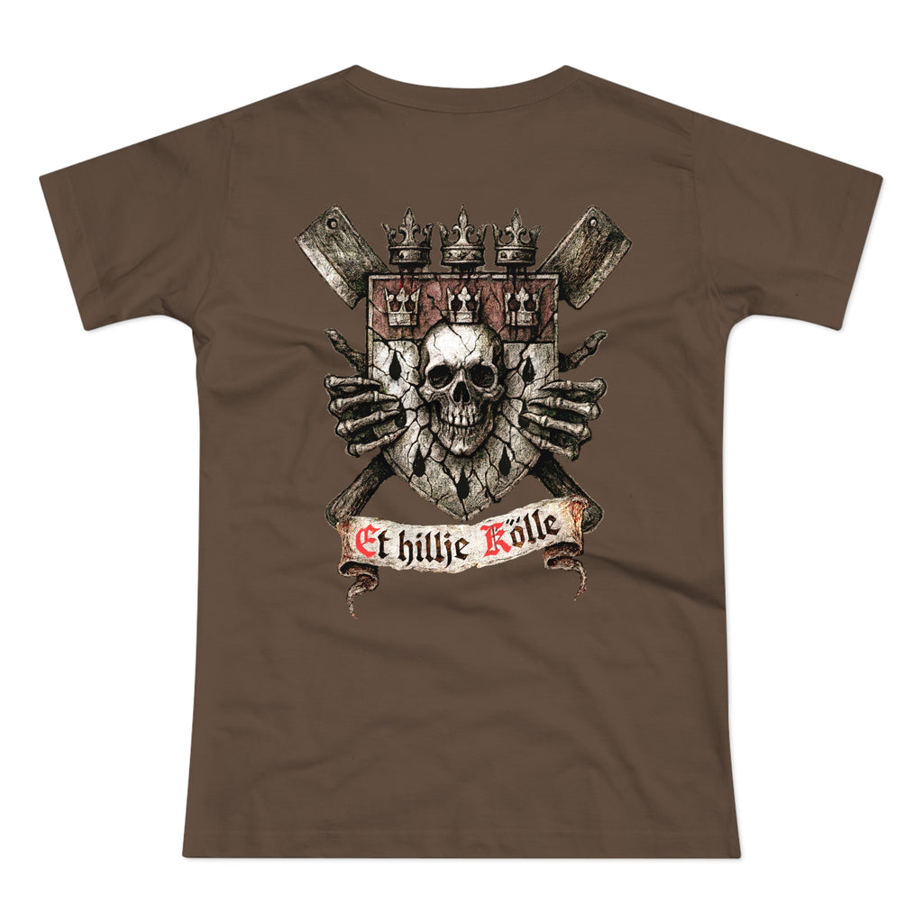 Köln - Hätz un Bloot: Front-/Backprint, Women's T-shirt **Grimwater-Design**