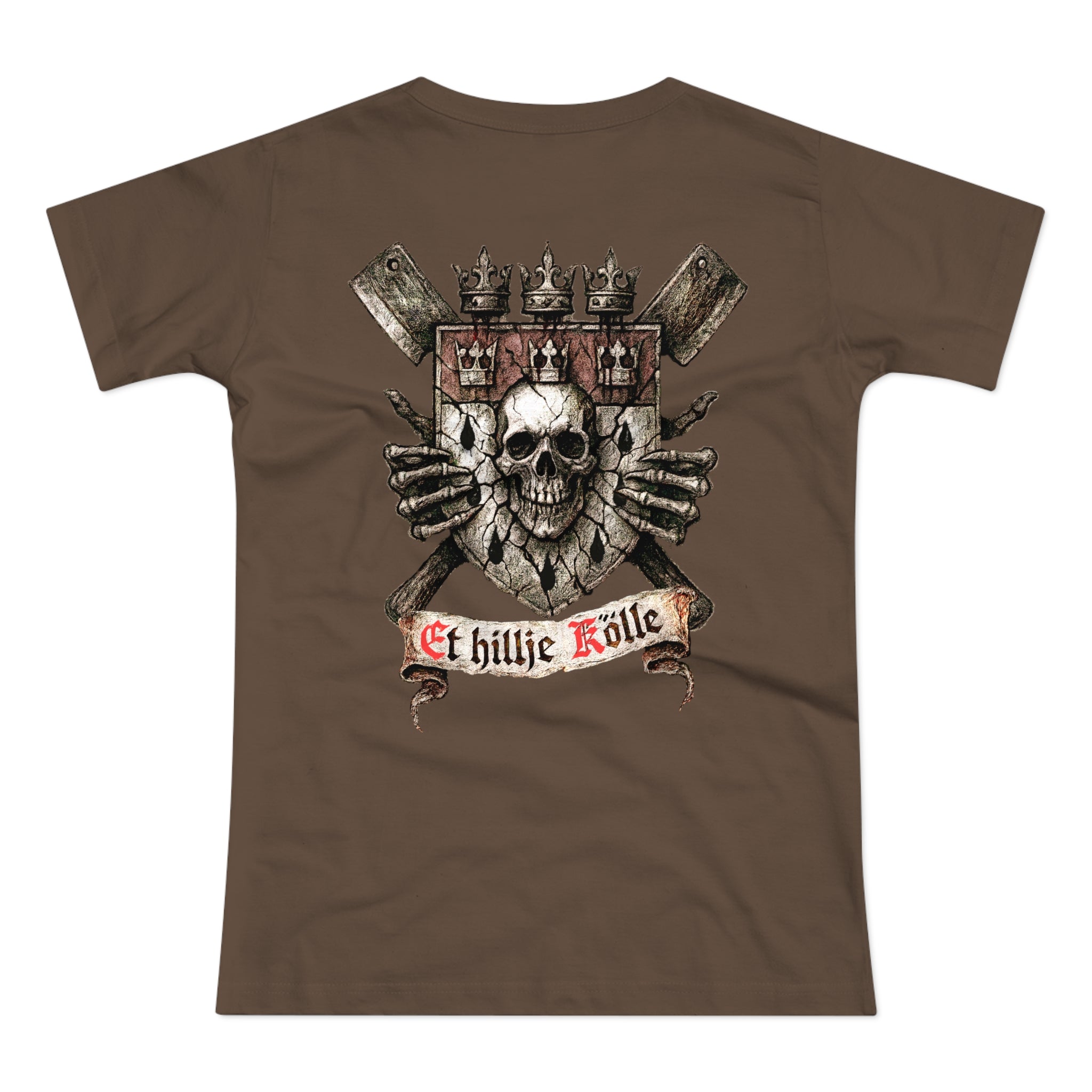 Köln - Hätz un Bloot: Front-/Backprint, Women's T-shirt **Grimwater-Design**