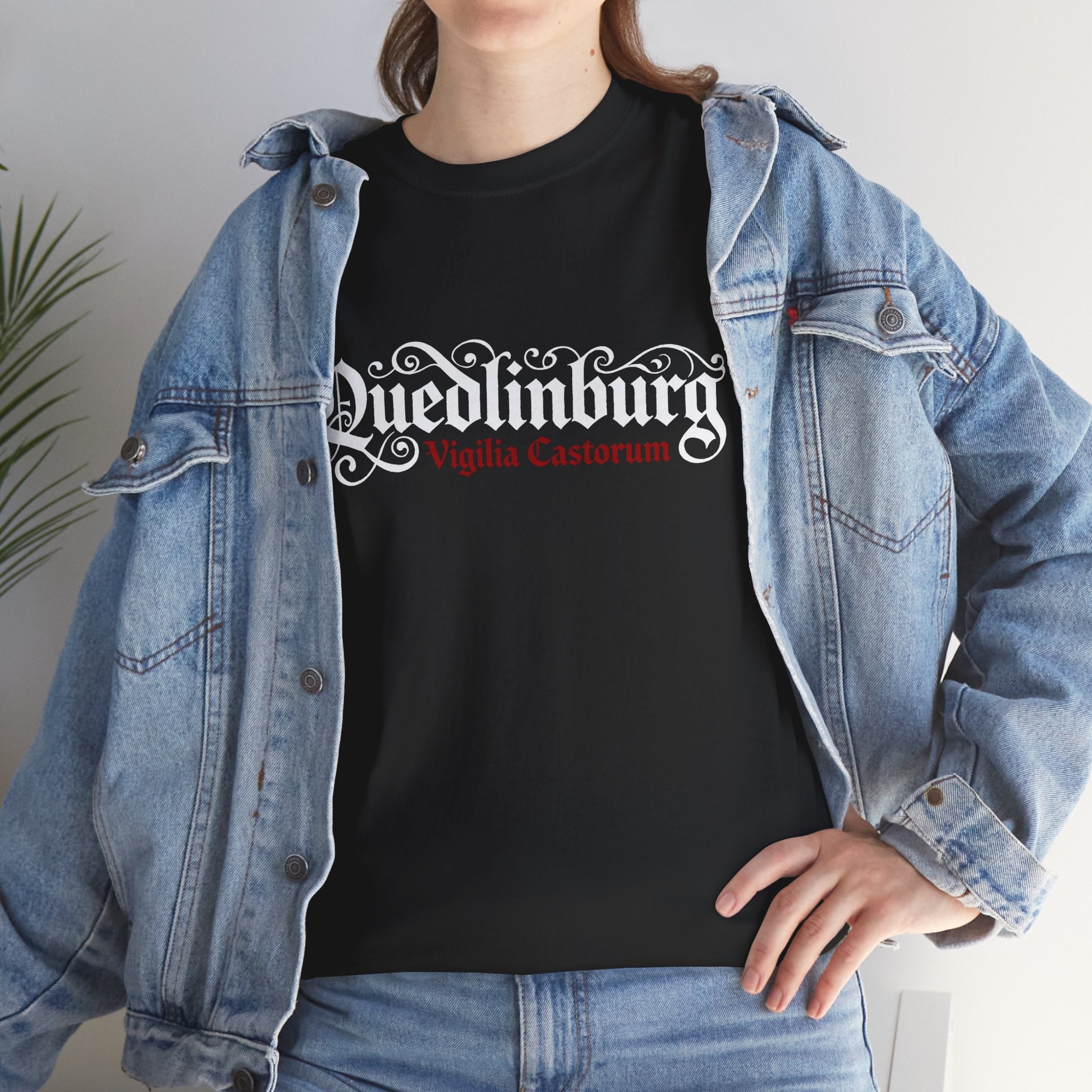 Quedlinburg - Vigila Castorum - Casual Wear, Gift for Friends, Everyday Style, Unique Statement Top, Versatile Layering Piece