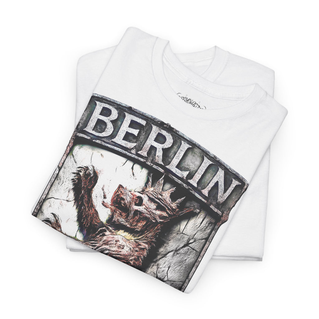 Berlin Bear - Semper Vigilans: Frontprint, Unisex T-Shirt **Grimwater-Edition**