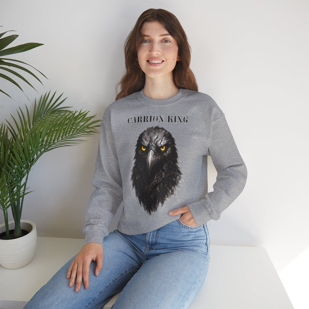Rabe - Carrion King: Animals-Collection, Frontprint, Unisex Sweatshirt