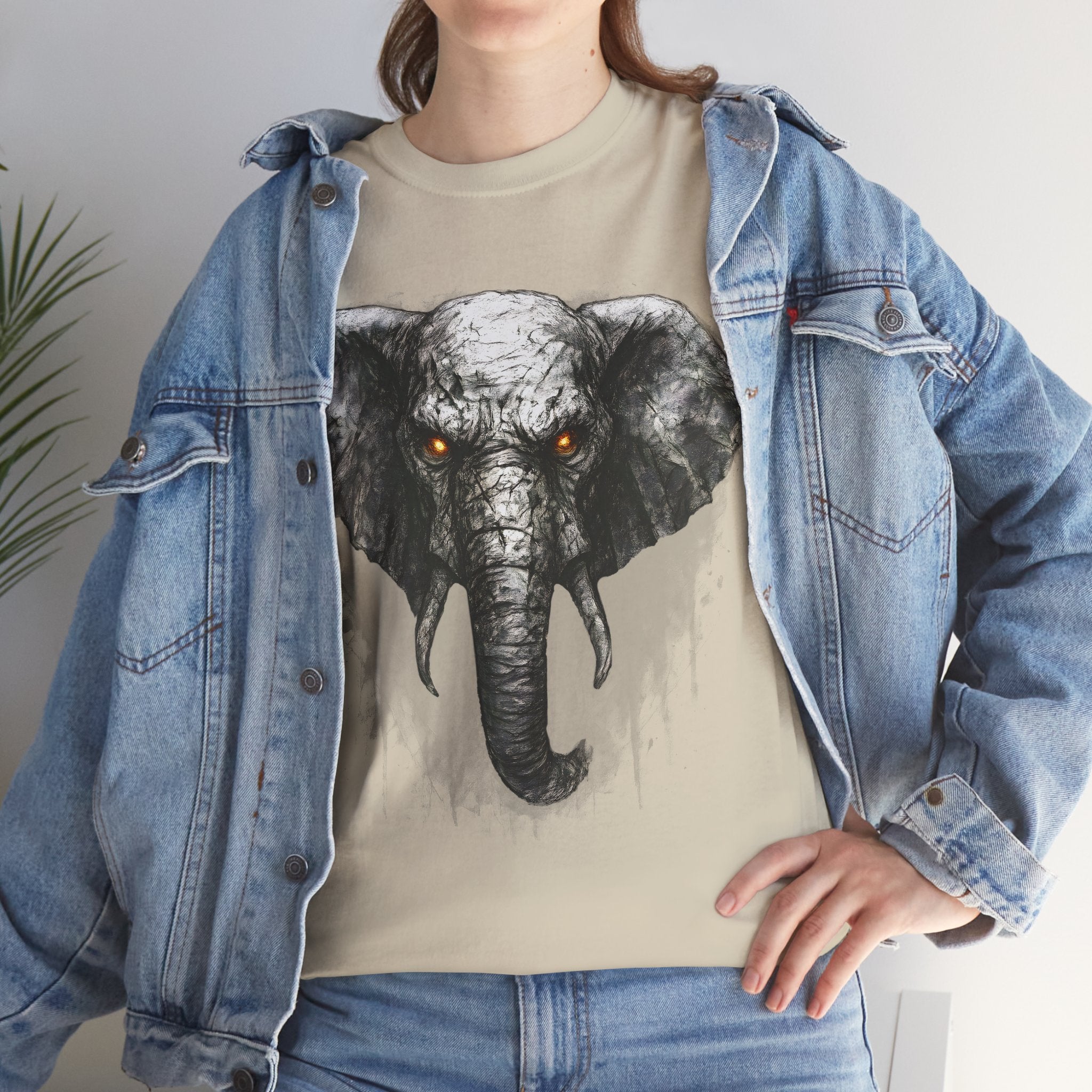 Elefant: Frontprint, Unisex T-Shirt - Animal-Collection