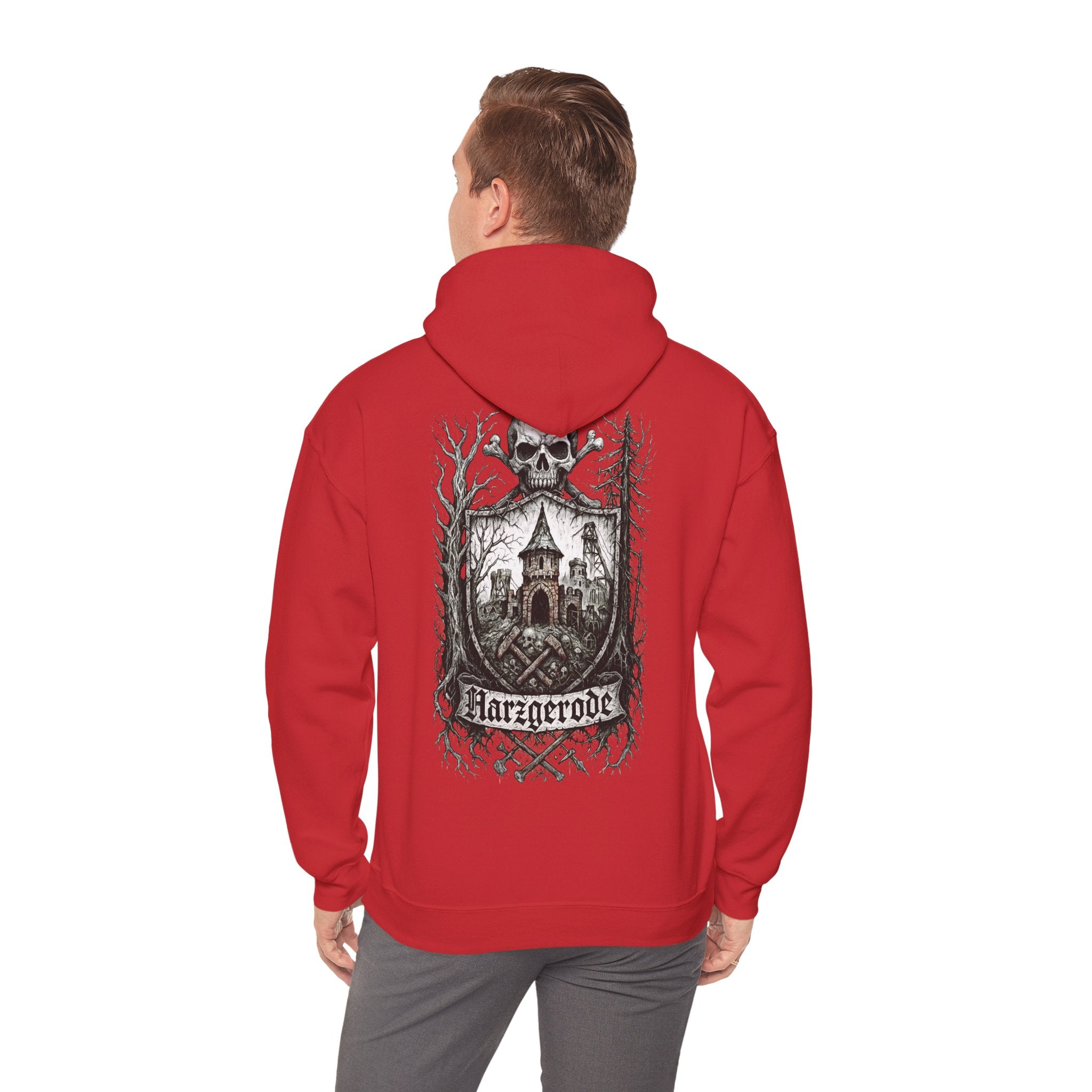 Harzgerode: Front-/Backprint Unisex Hoodie **Grimwater-Edition**