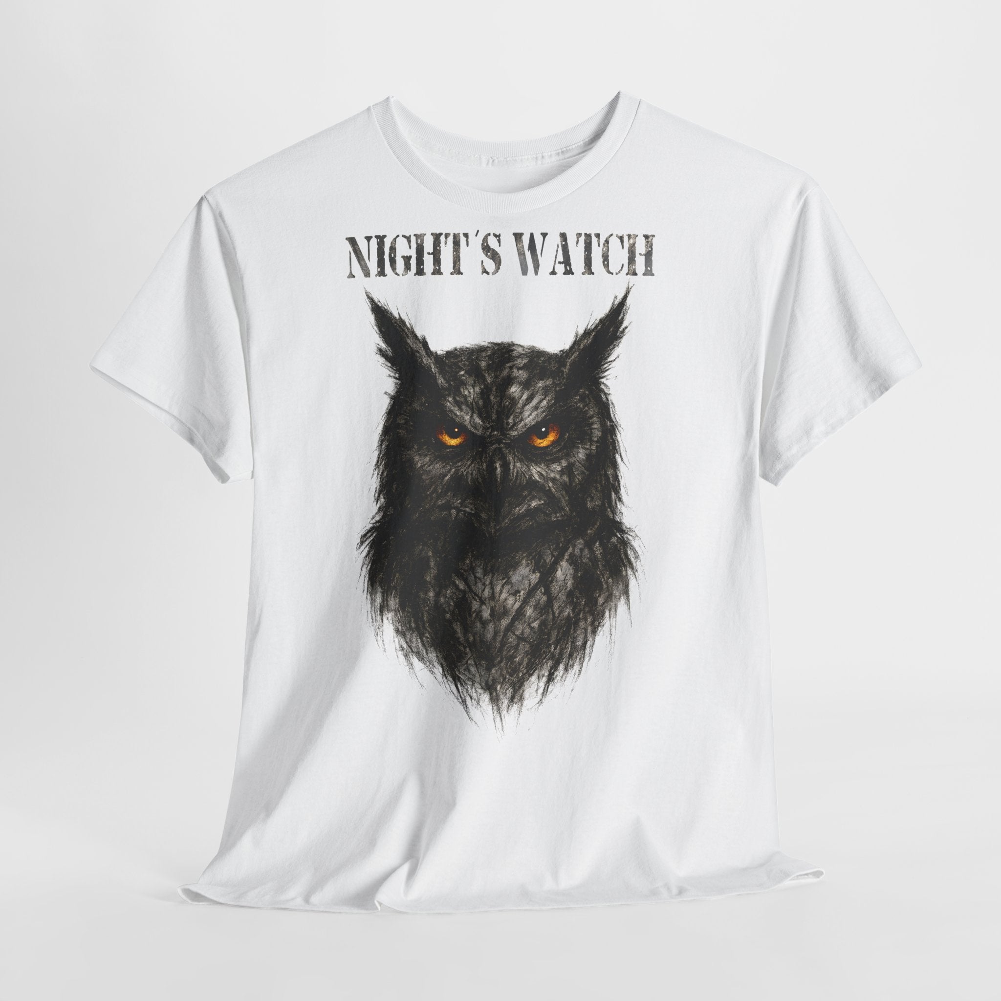 Uhu - Night's Watch: Frontprint, Unisex T-Shirt - Animal-Collection