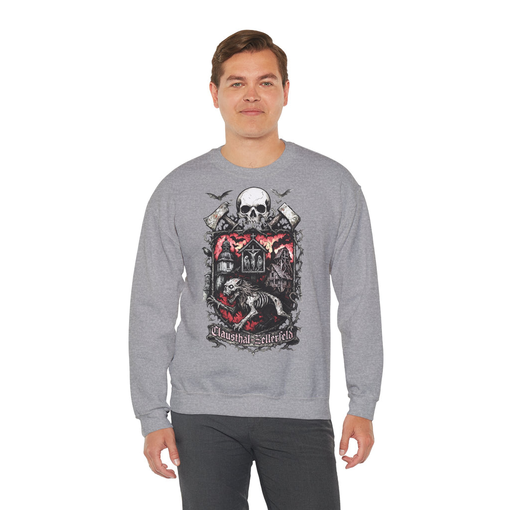 Clausthal-Zellerfeld: Harz-Collection, Frontprint, Unisex Sweatshirt **Grimwater-Edition**