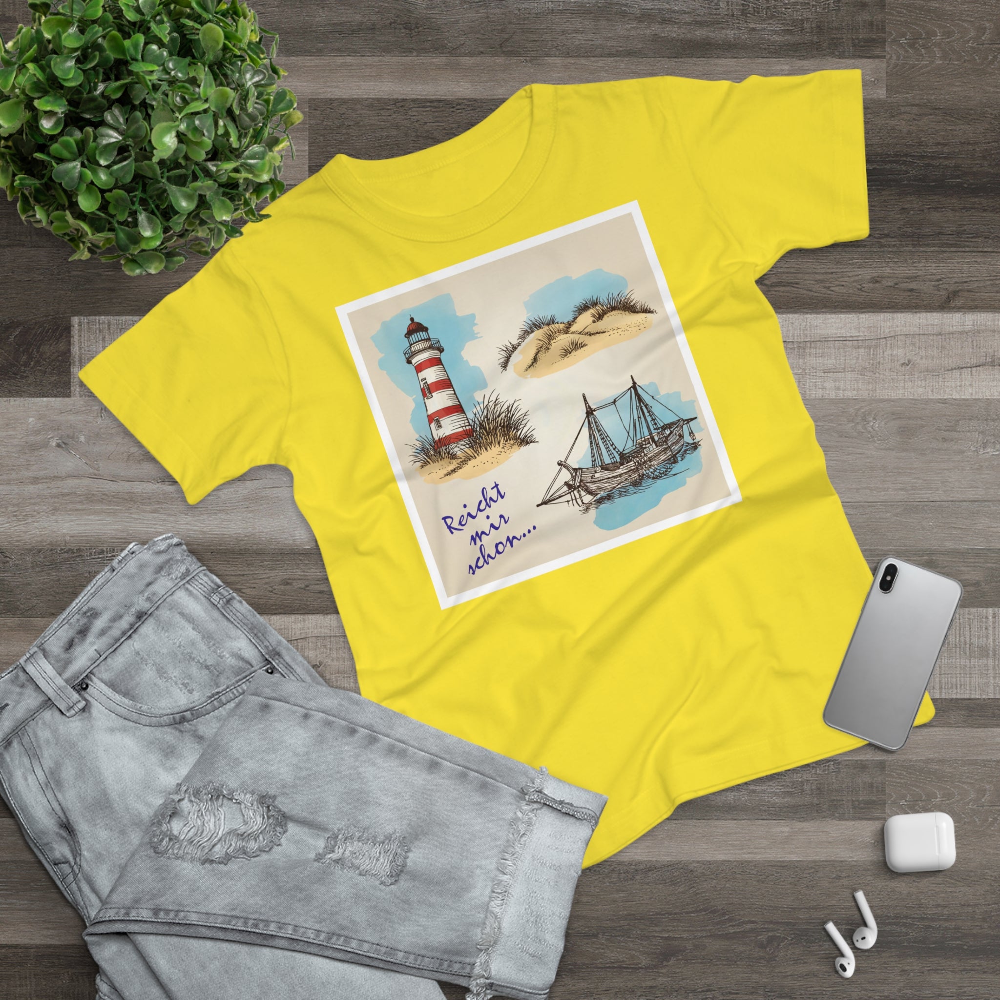 Lighthouse Bliss. Frontprint, Women's T-Shirt, Nautical Tee, Summer Fashion, Beach Vibe, Gift for Ocean Lovers