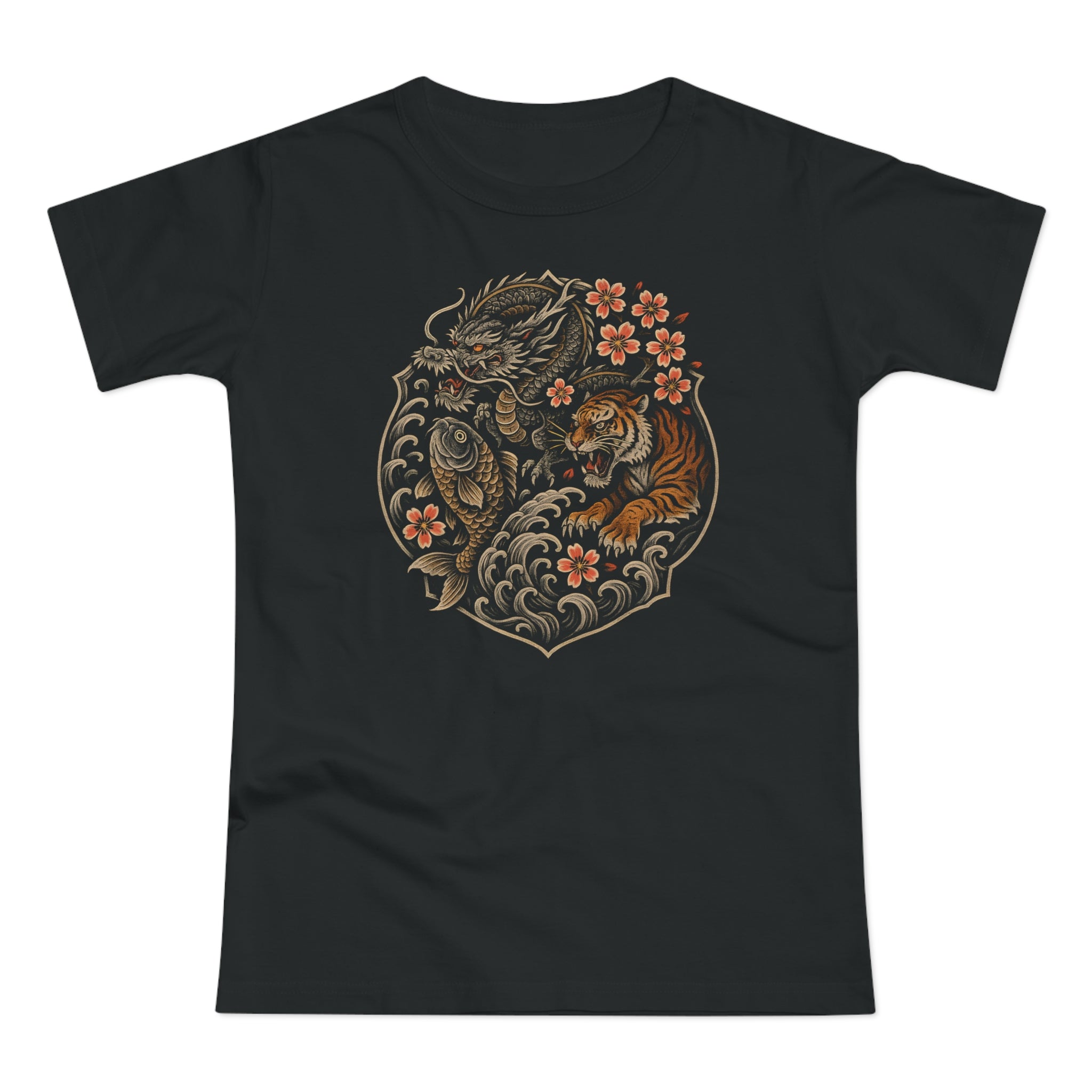 Nature-Inspired Tee, Frontprint, Women's T-Shirt