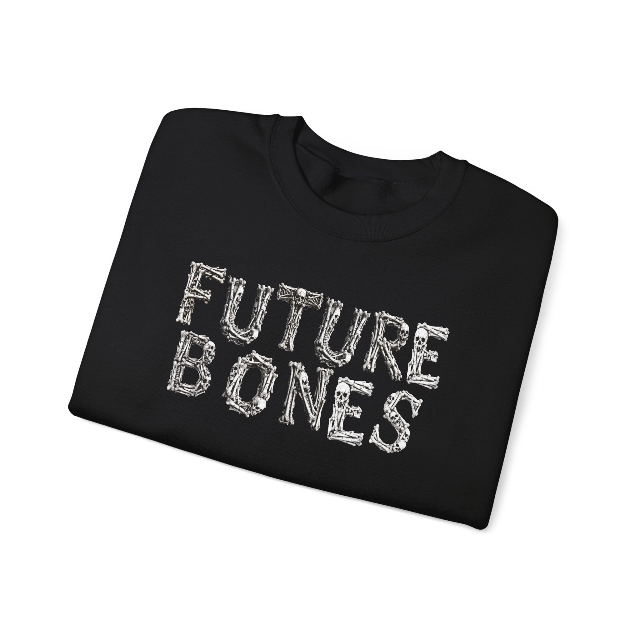 Future Bones: Frontprint, Unisex Sweatshirt, Gothic