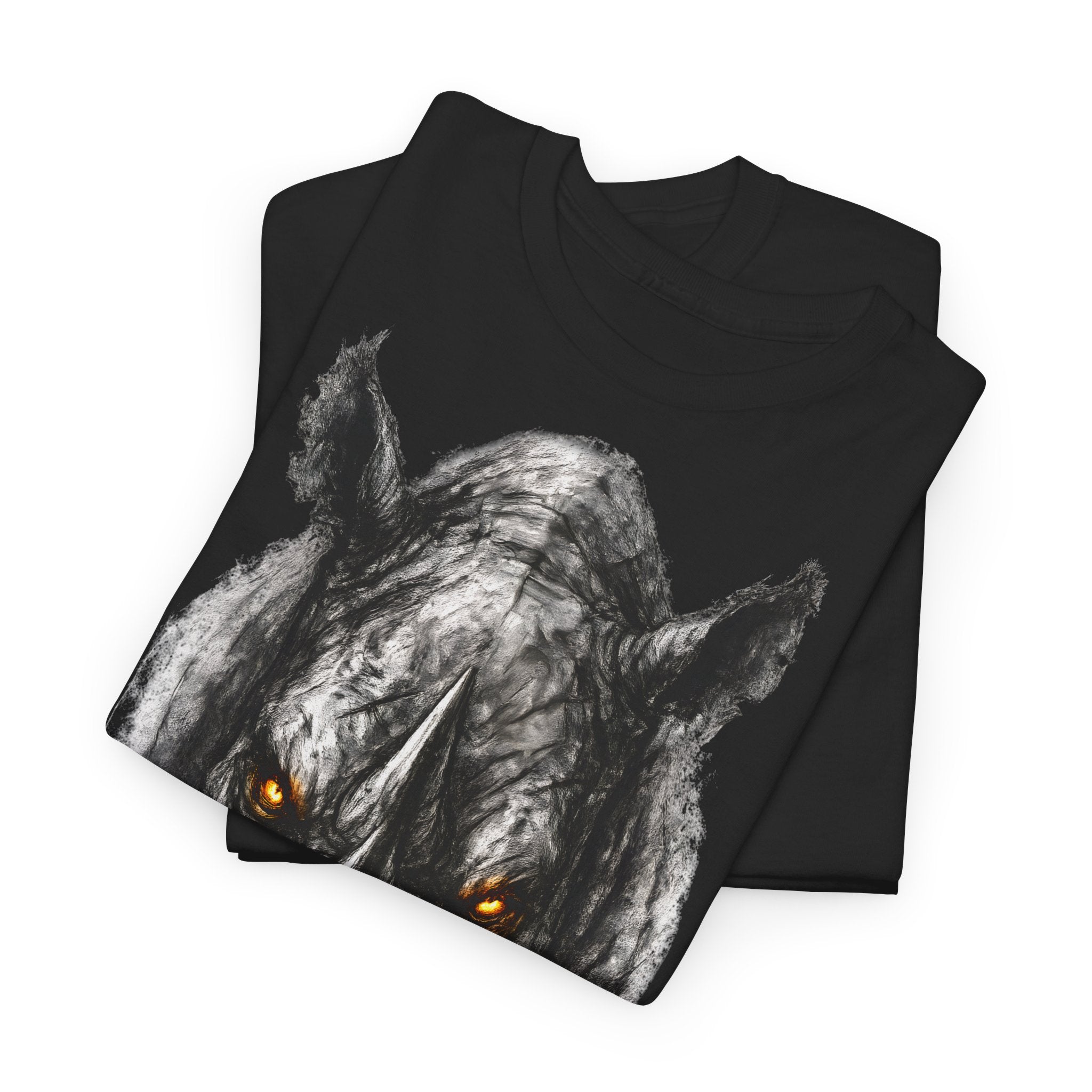 Nashorn: Frontprint, Unisex T-Shirt - Animal-Collection