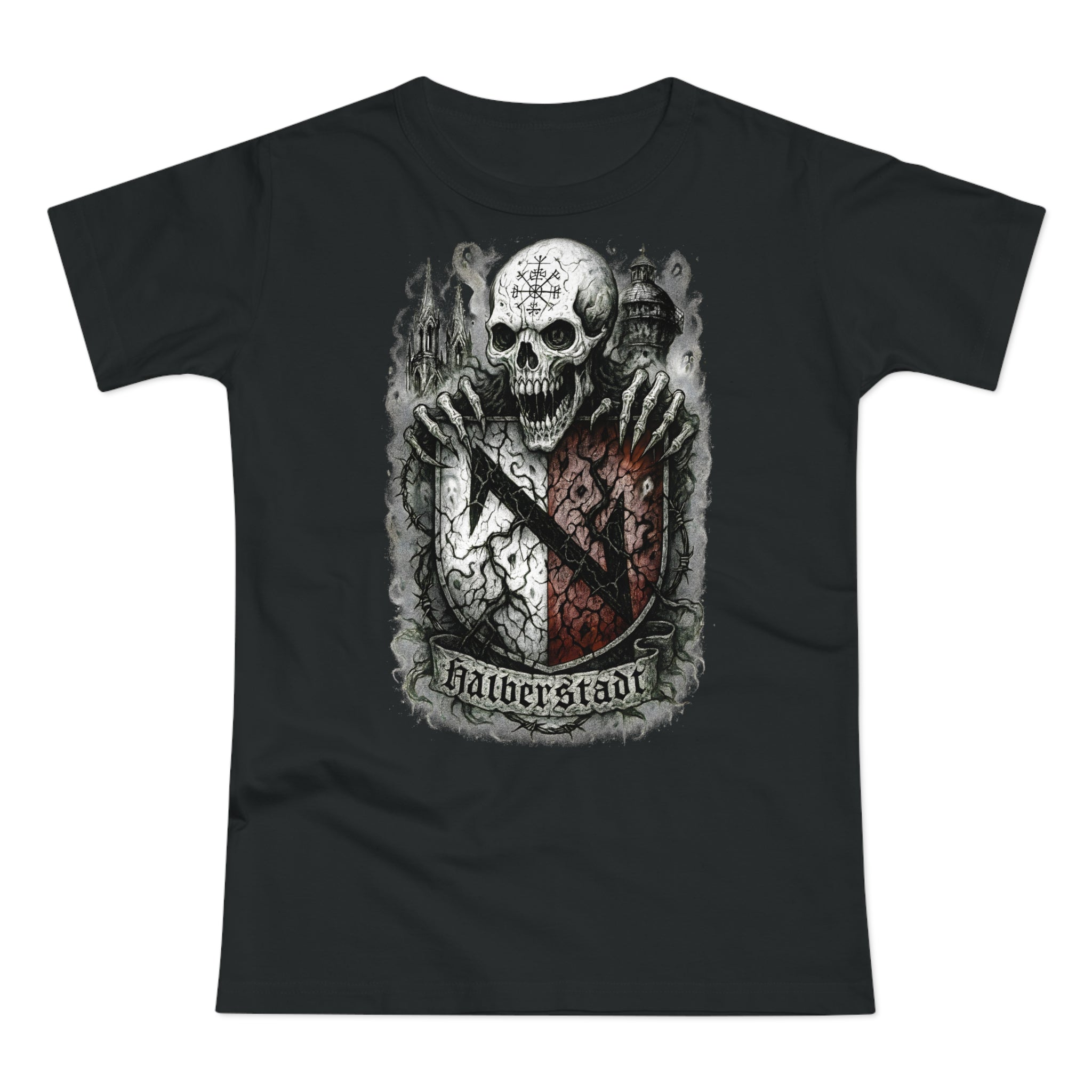 Halberstadt: Frontprint, Womens' T-Shirt **Grimwater-Edition**