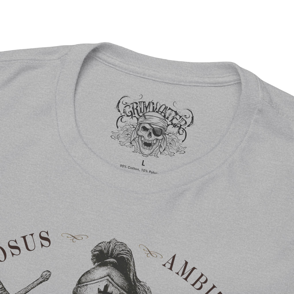 Steinbock: Frontprint, Unisex T-Shirt **Grimwater-Edition** Sternzeichen Astrologie (Capricorn)