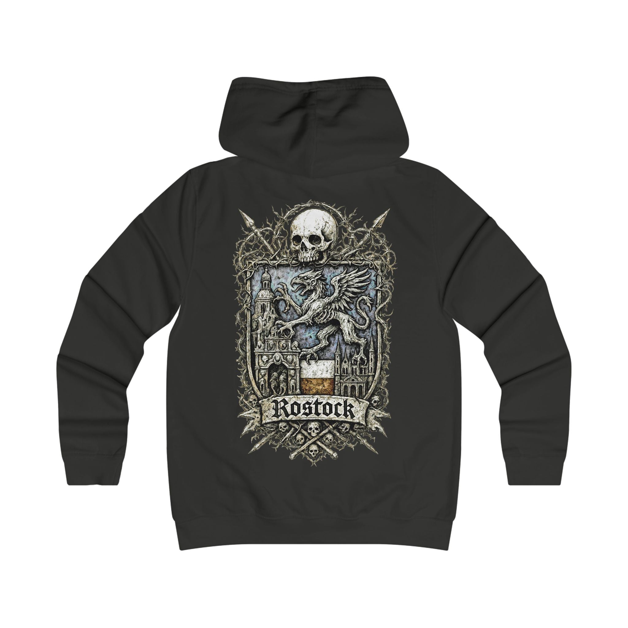 Rostock: Front-/Backprint, Womens' Hoodie **Grimwater-Edition**