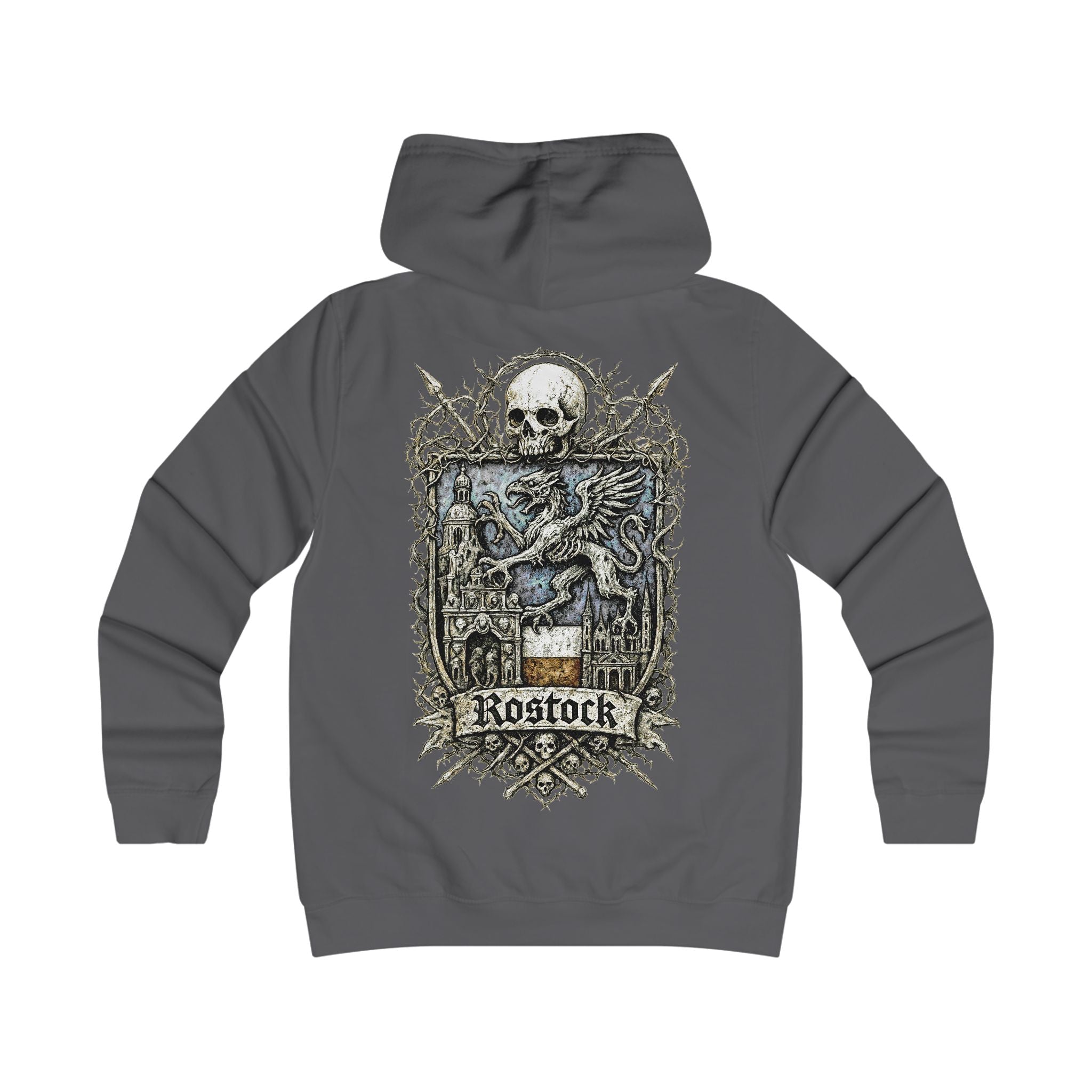 Rostock: Front-/Backprint, Womens' Hoodie **Grimwater-Edition**