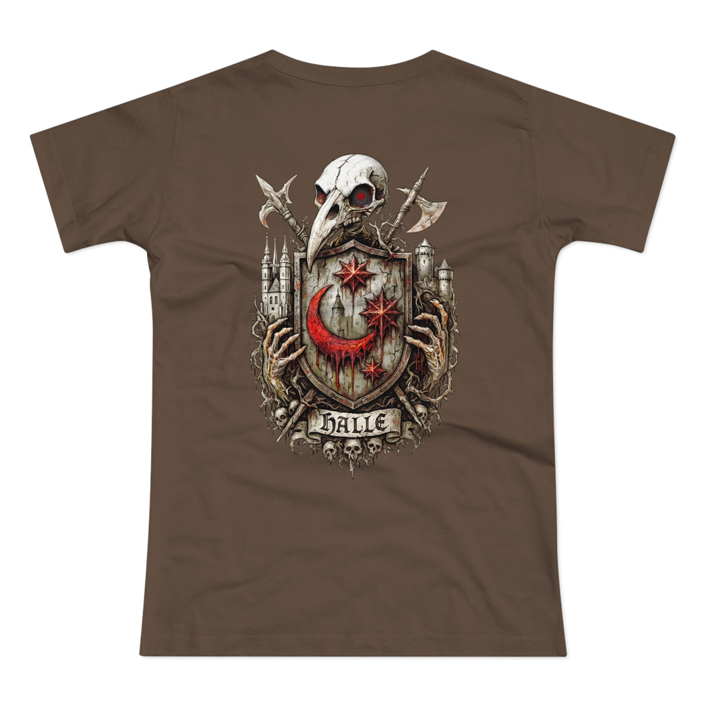 Halle: Front-/Backprint, Womens' T-Shirt **Grimwater-Edition**