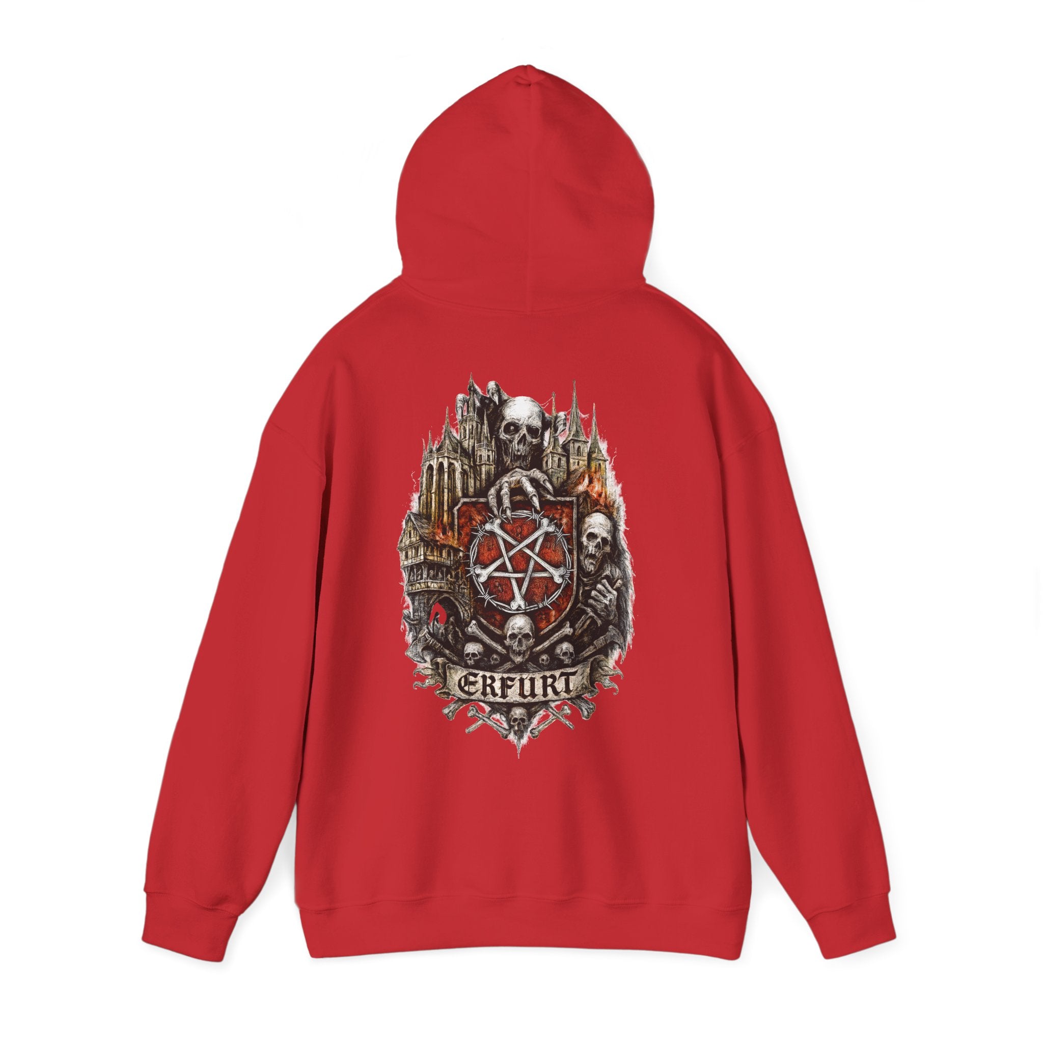 Erfurt: Front-/Backprint, Unisex Hoodie **Grimwater-Edition**