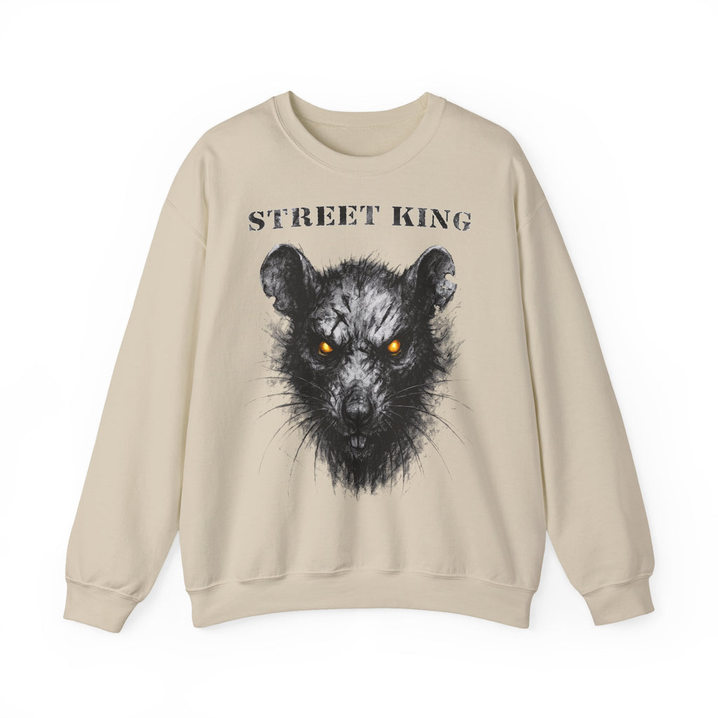 Rat - Street King: Animals-Collection, Frontprint, Unisex Sweatshirt